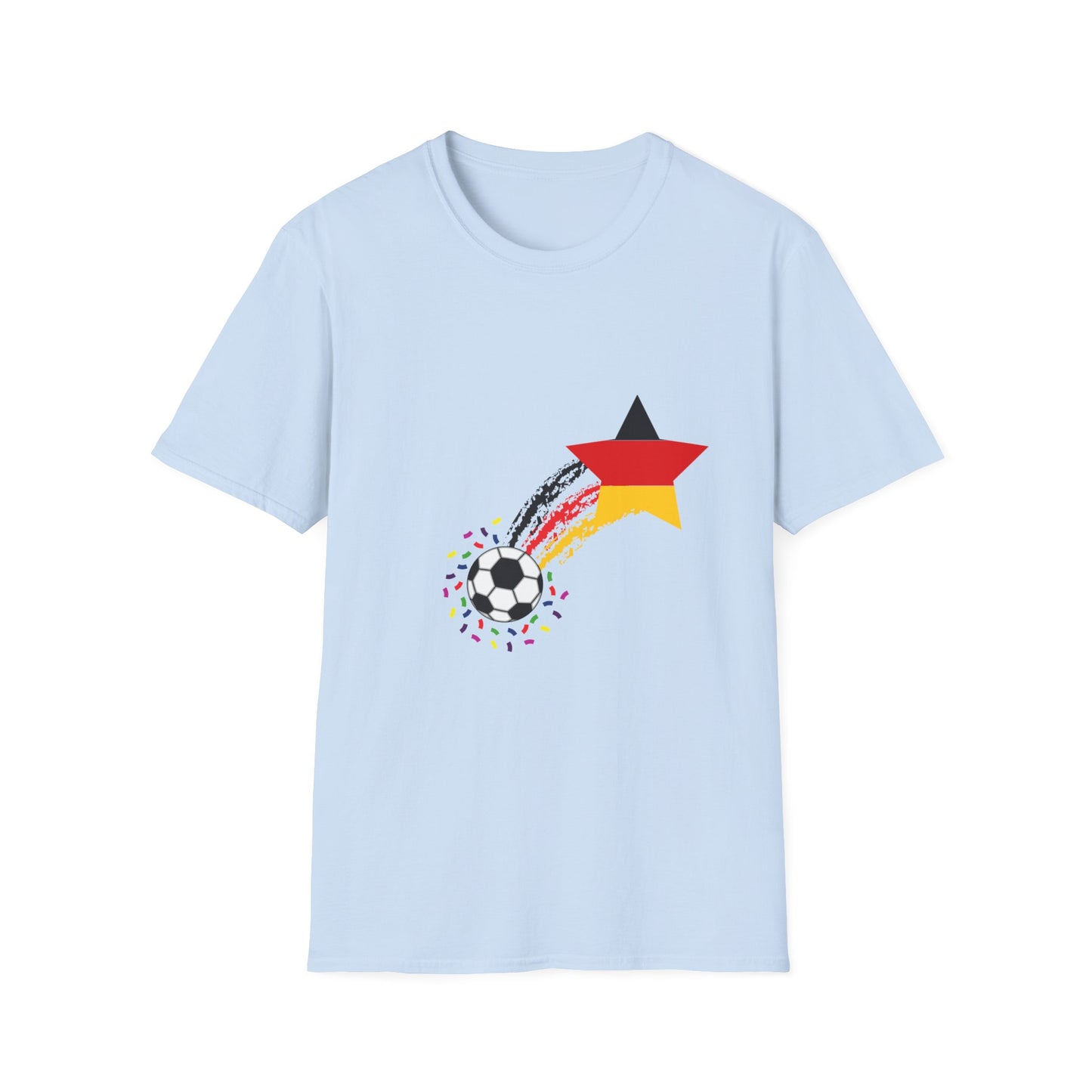 Deutsche Nationalmannschaft Fußballfan T-Shirts, Verschiede Designs, Unisex T-Shirt, Fanmotivtrikot, EM UEFA 2024 Siege, German Soccer Star