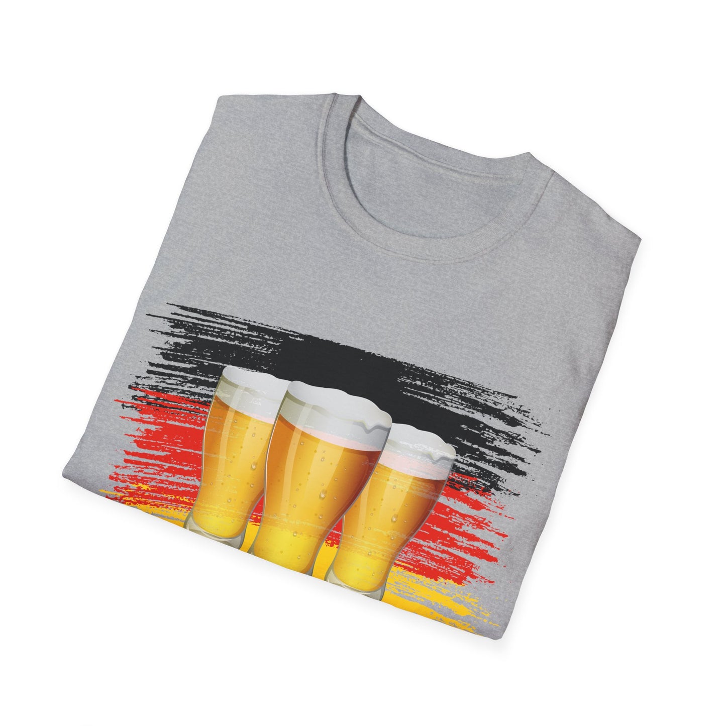 Prost und Cheers aus Deutschland, auf trendigen T-Shirts, German Beer, Made in Germany Fashion, Best Quality T-Shirts, Trink mit Respekt