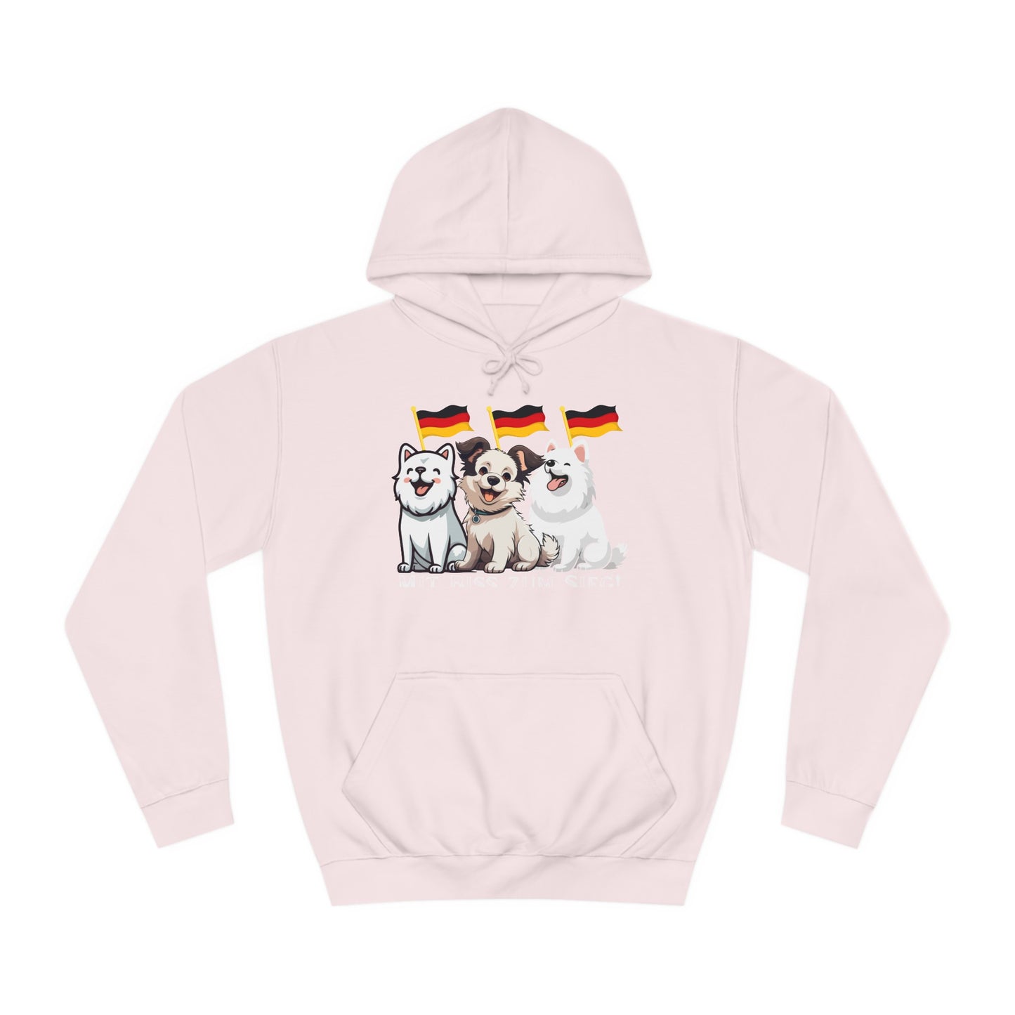 Deutsche Welpen als beste Fans aller Zeiten -  gedruckt auf hochwertigen Hoodies.