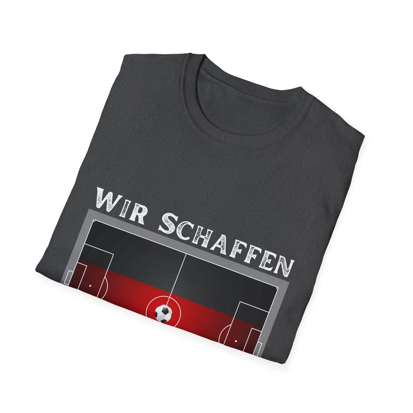 Fußballfan T-Shirts, Fanmotivtrikot, EM 2024 in Deutschland; Wir schaffen das!