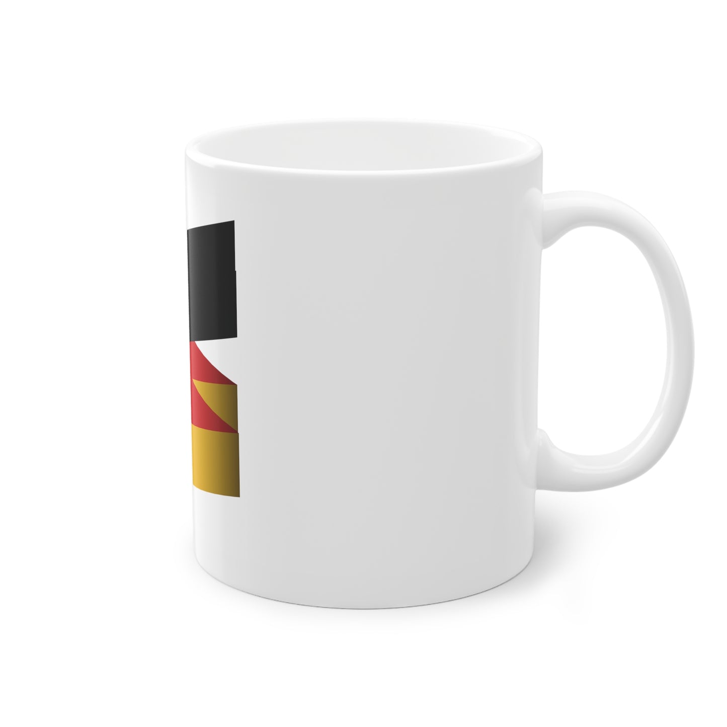 Deutsche MotivDesign - auf Kaffeetasse, Teetasse bedruckt - Farbe: weiß, Standardtasse, groß 11 Unzen