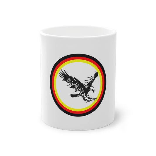 Fliegener Adler Kaffeetasse, Teetasse für jeden Tag, Farbe: weiß, Standardtasse, groß 11 Unzen, bedruckt