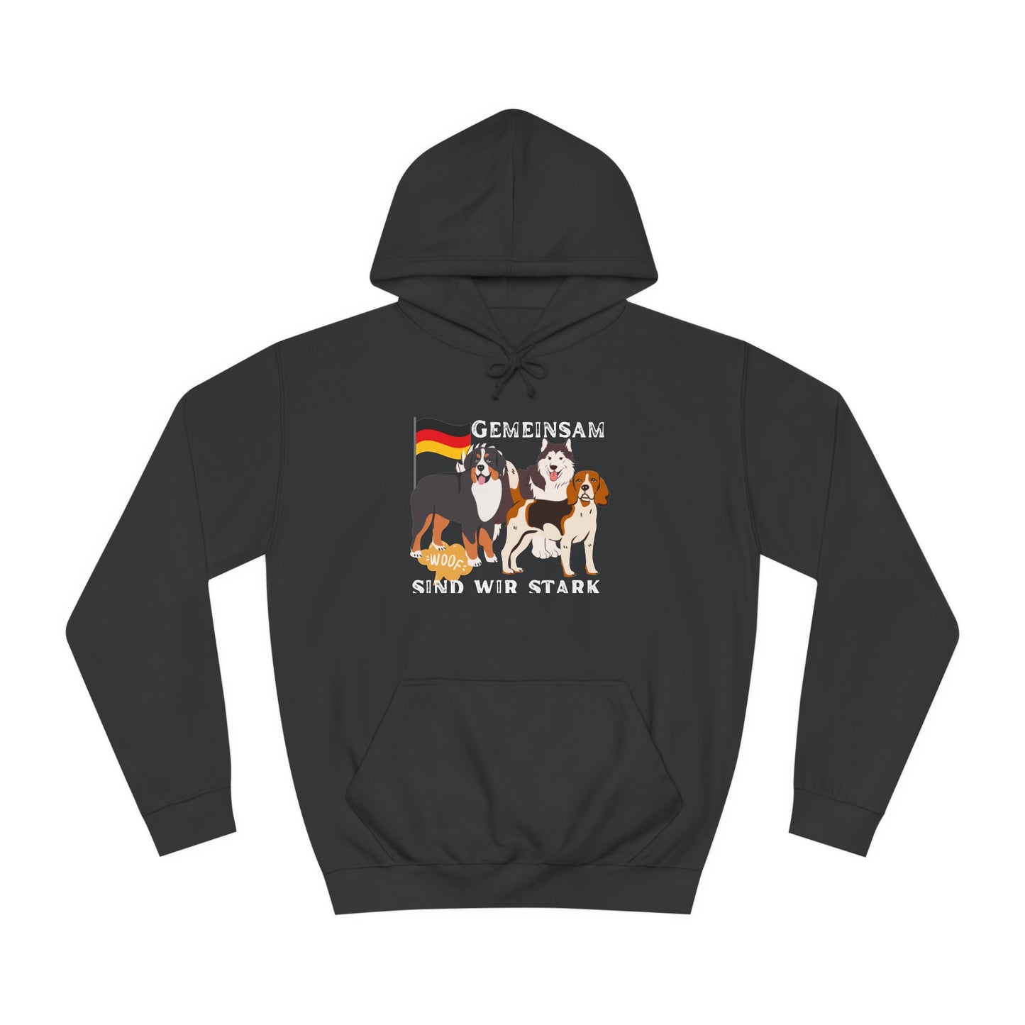 Deutsche Hunde als beste Fans aller Zeiten! - Gedruckt auf Hoodies von bester Qualität.