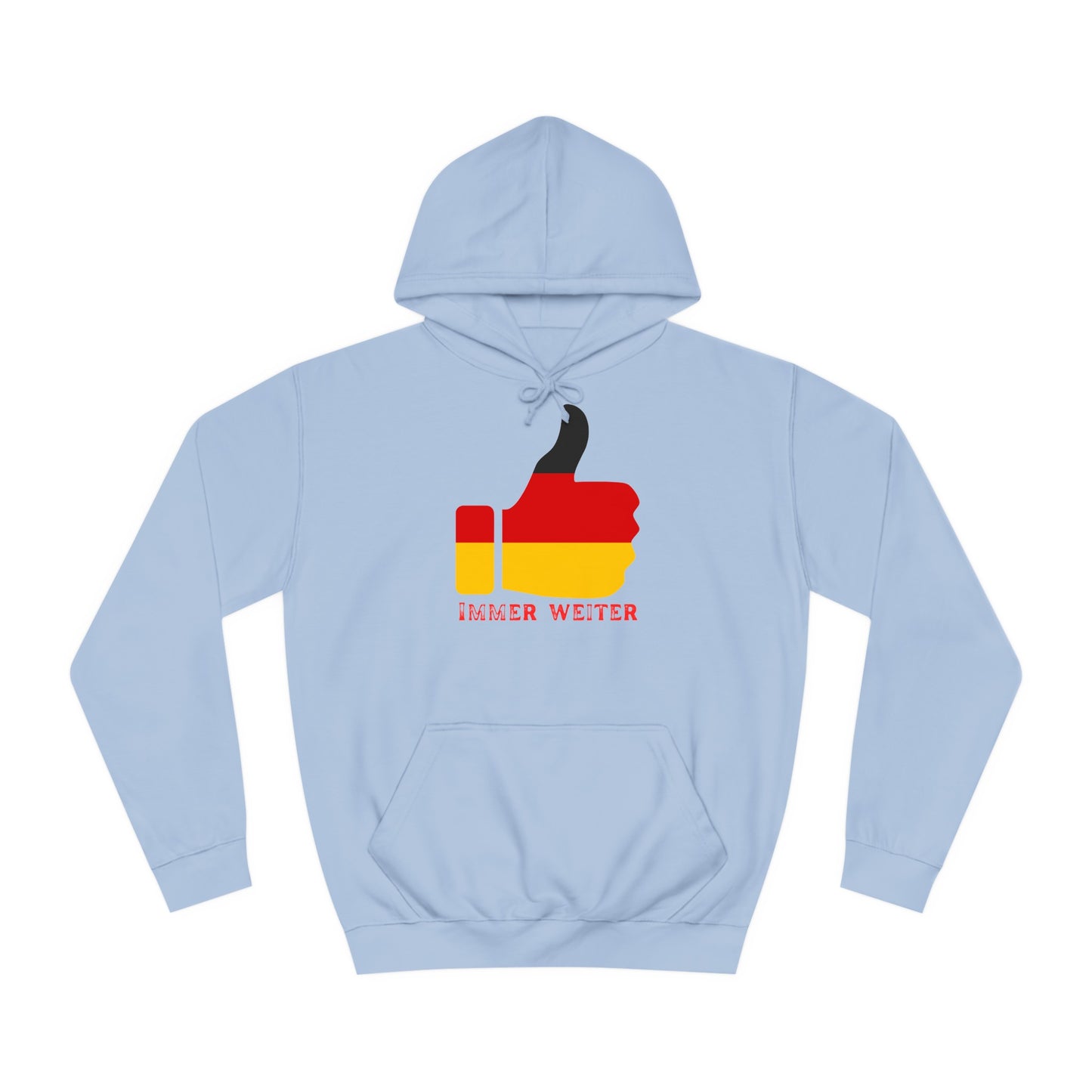 Immer Weiter für Team Deutschland auf Unisex Hoodies -  Beidseitig bedruckt