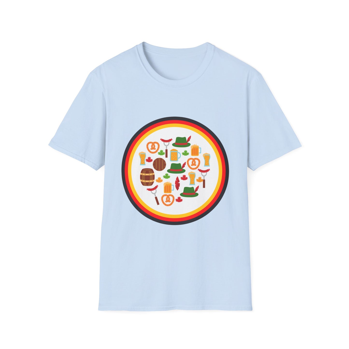 Willkommen in Deutschland Unisex fan T-Shirt für Oktoberfest