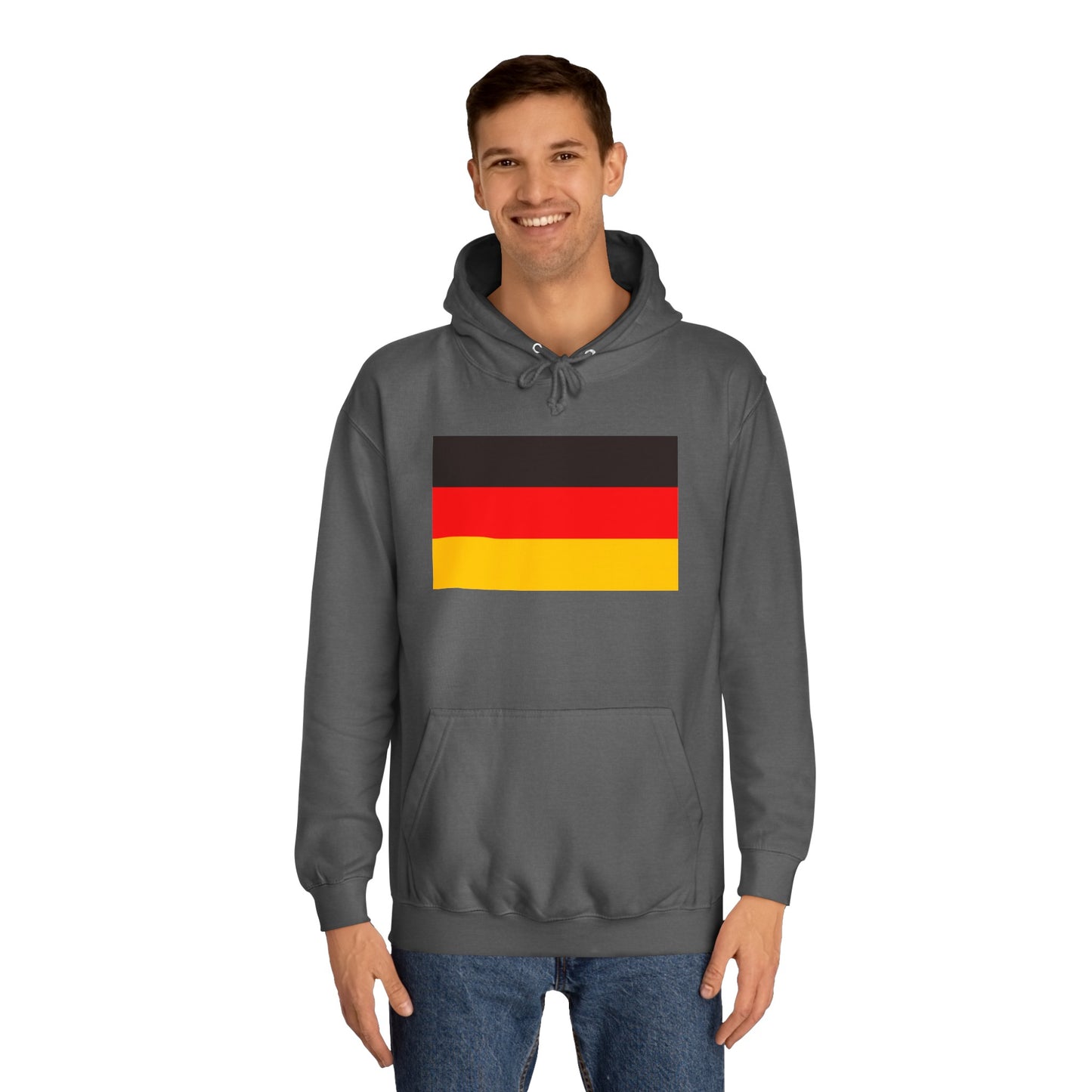 Hochwertige Unisex-Hoodies mit gedruckter deutscher Flagge