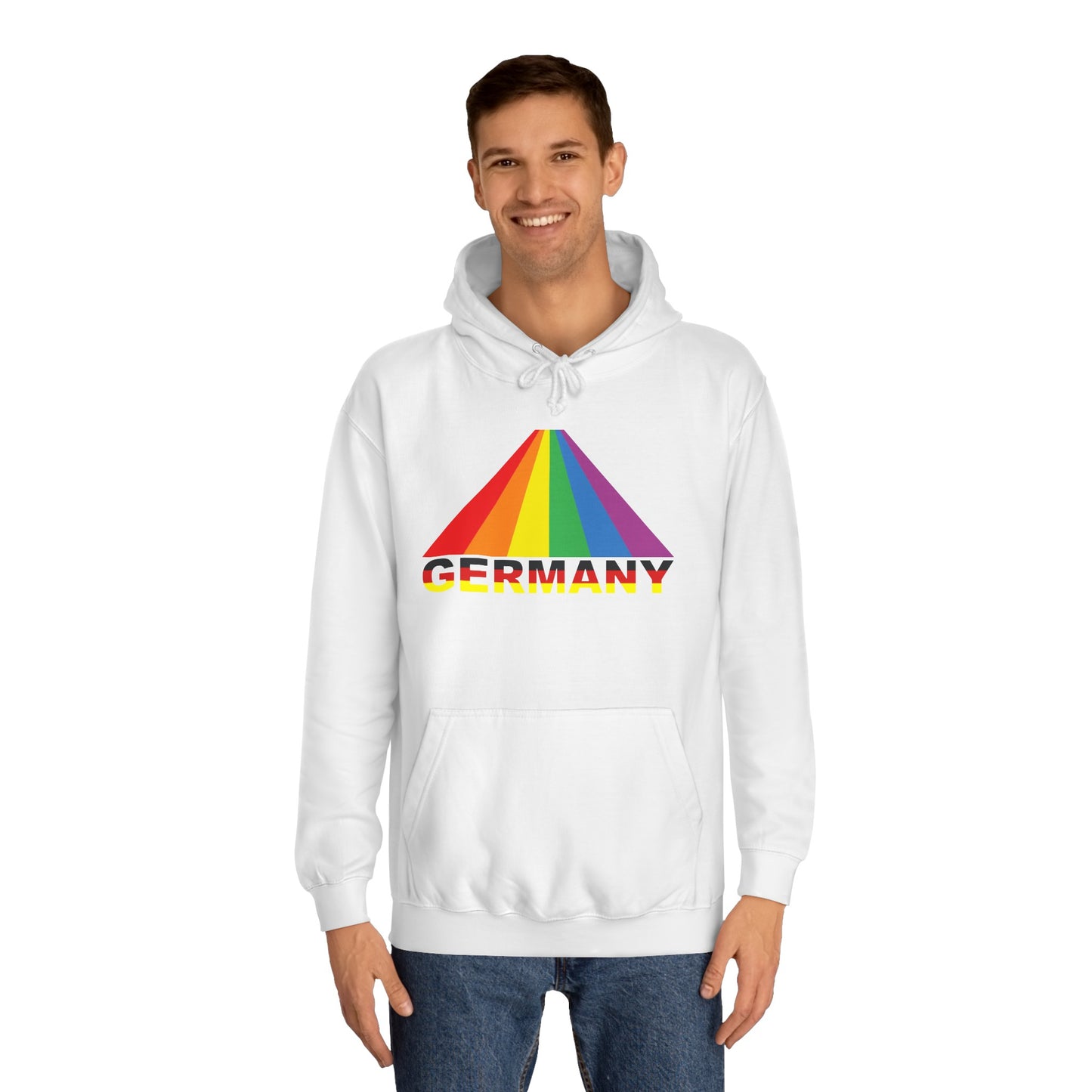 Hochwertige Hoodies - Regenbogen für Deutschland