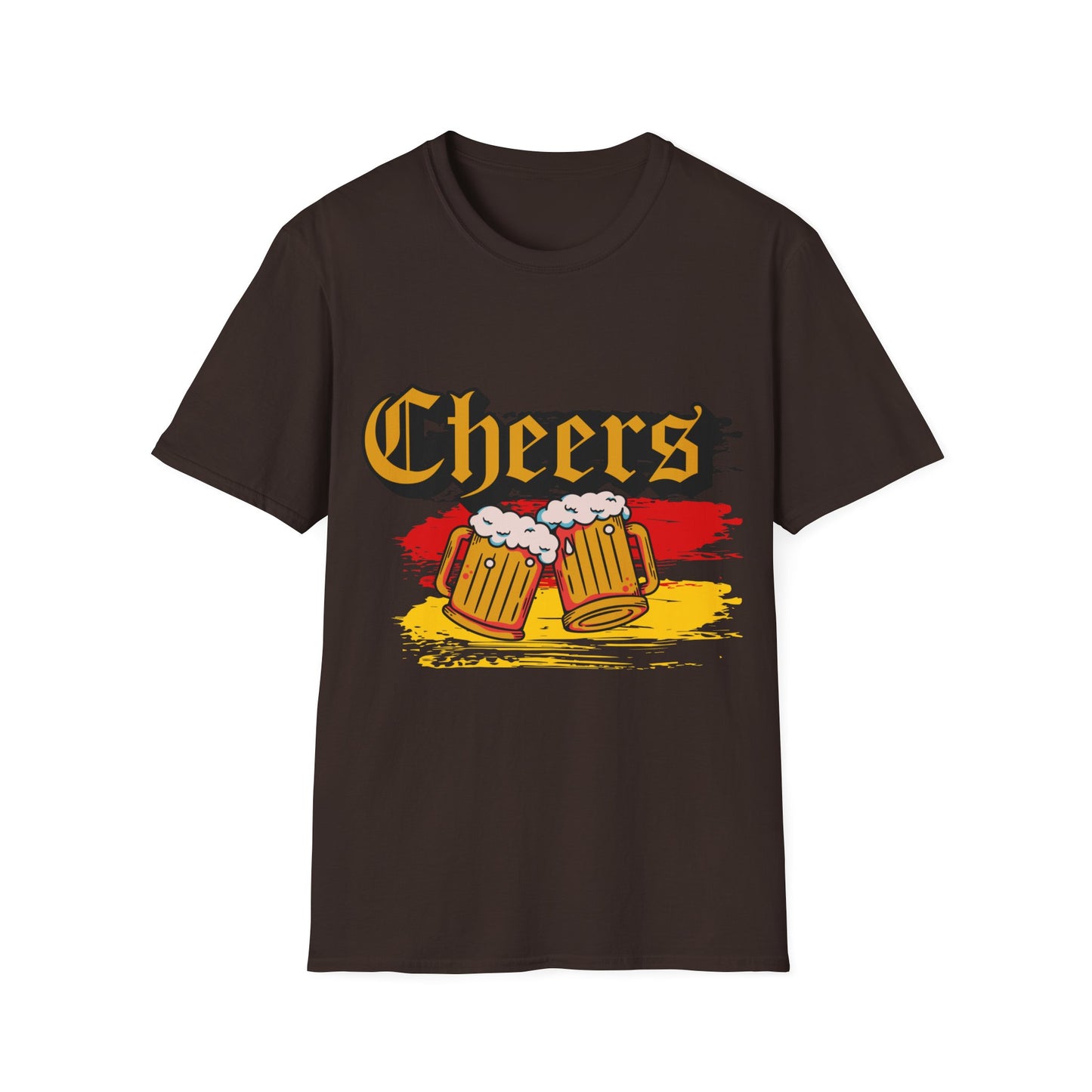 Prost und Cheers aus Deutschland, auf trendigen T-Shirts, German Beer, Made in Germany Fashion, Best Quality T-Shirts, Exzellenz und Stylish