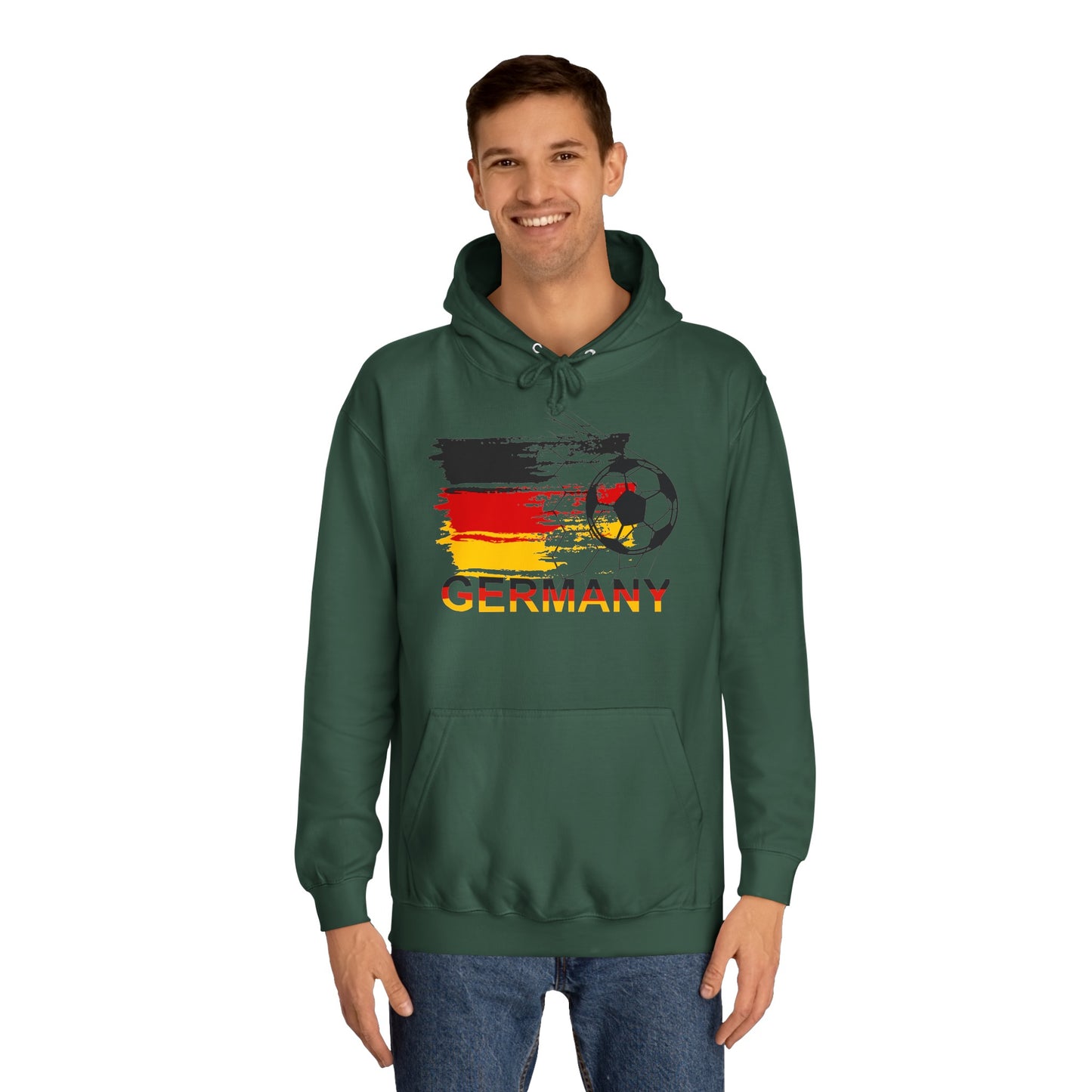 Deutsche Fußball Mannschaft Fan Unisex Hoodies - Beide Seiten gedruckt