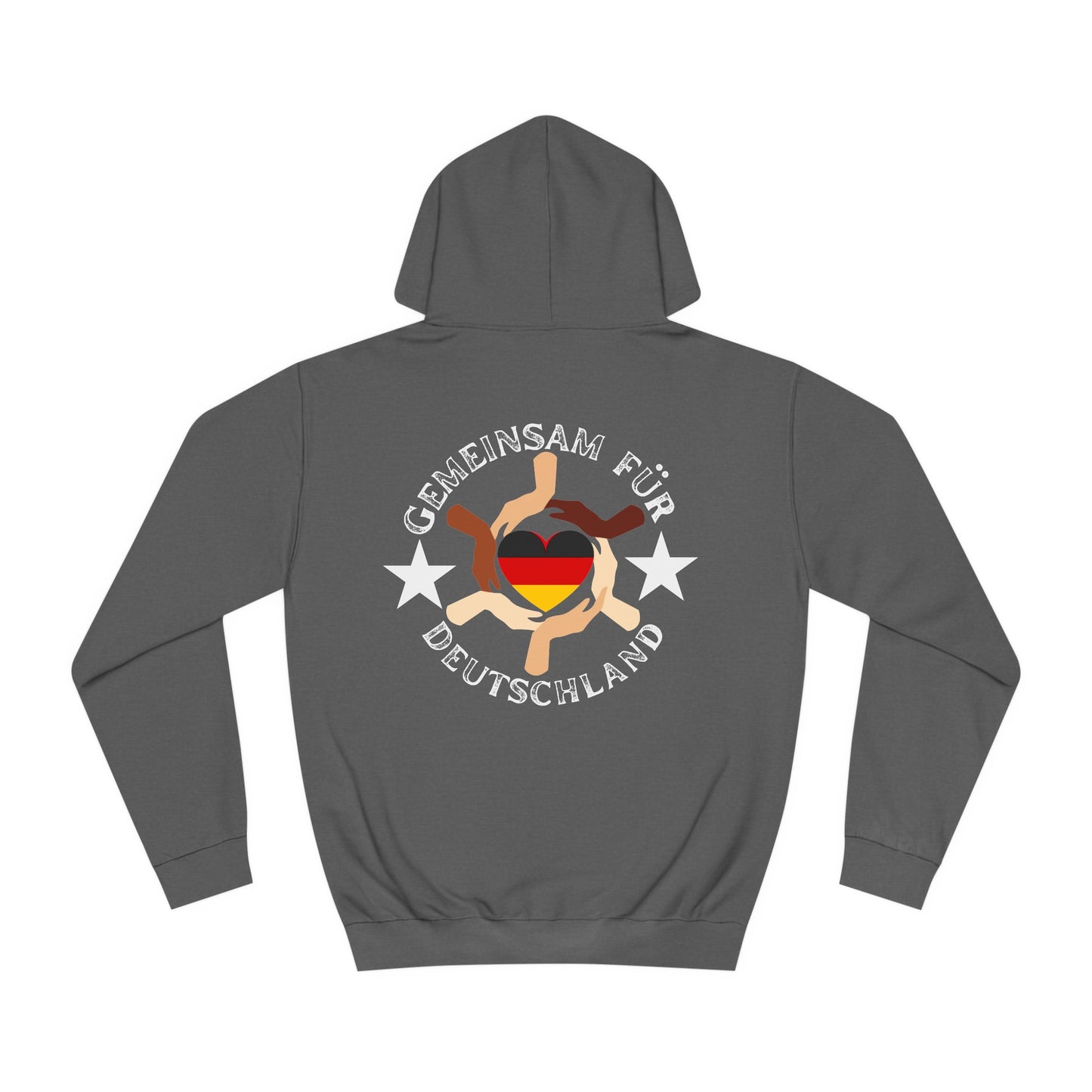 Gemeinsam für Deutschland - Ein Land der Siege - Hochwertige Unisex-Kapuzenpullover - Beidseitig bedruckt