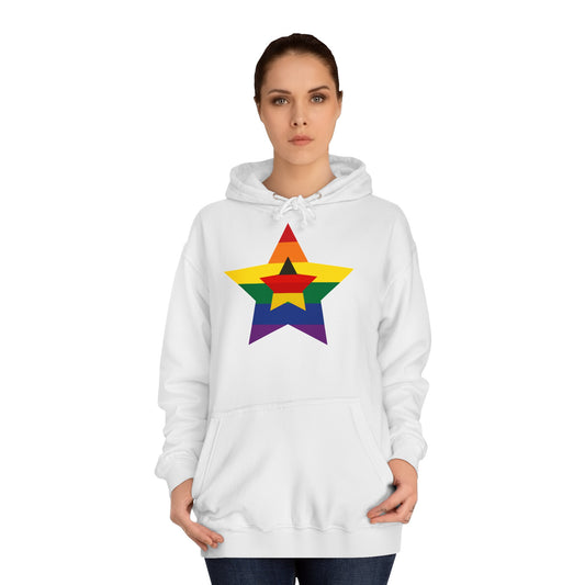 Hochwertige Hoodies - Regenbogen Deutschland - Beide Seiten gedruckt