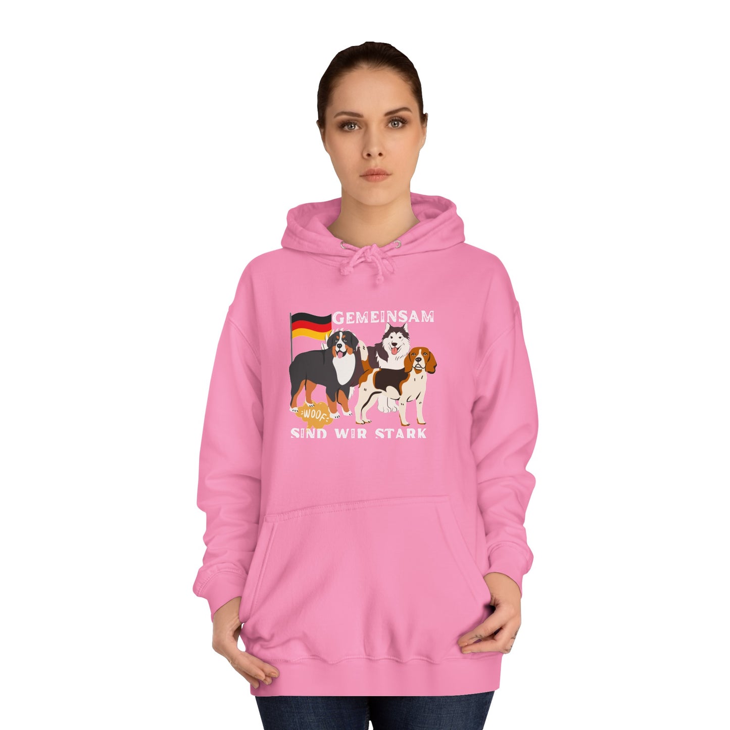 Deutsche Hunde als beste Fans aller Zeiten! - Gedruckt auf Hoodies von bester Qualität.