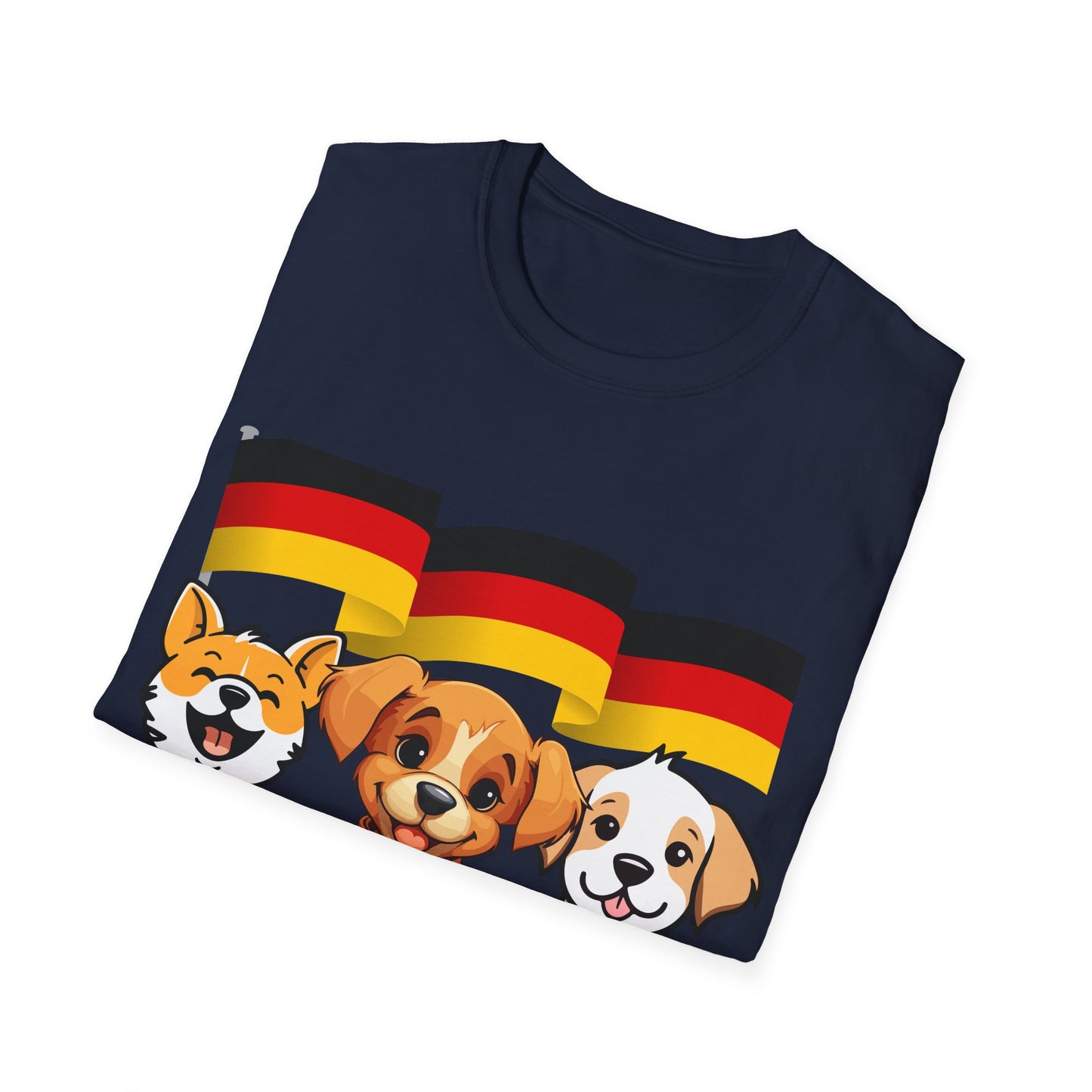 Deutsche Hunde für die Nationalmannschaft, Fußballfan Unisex T-Shirts