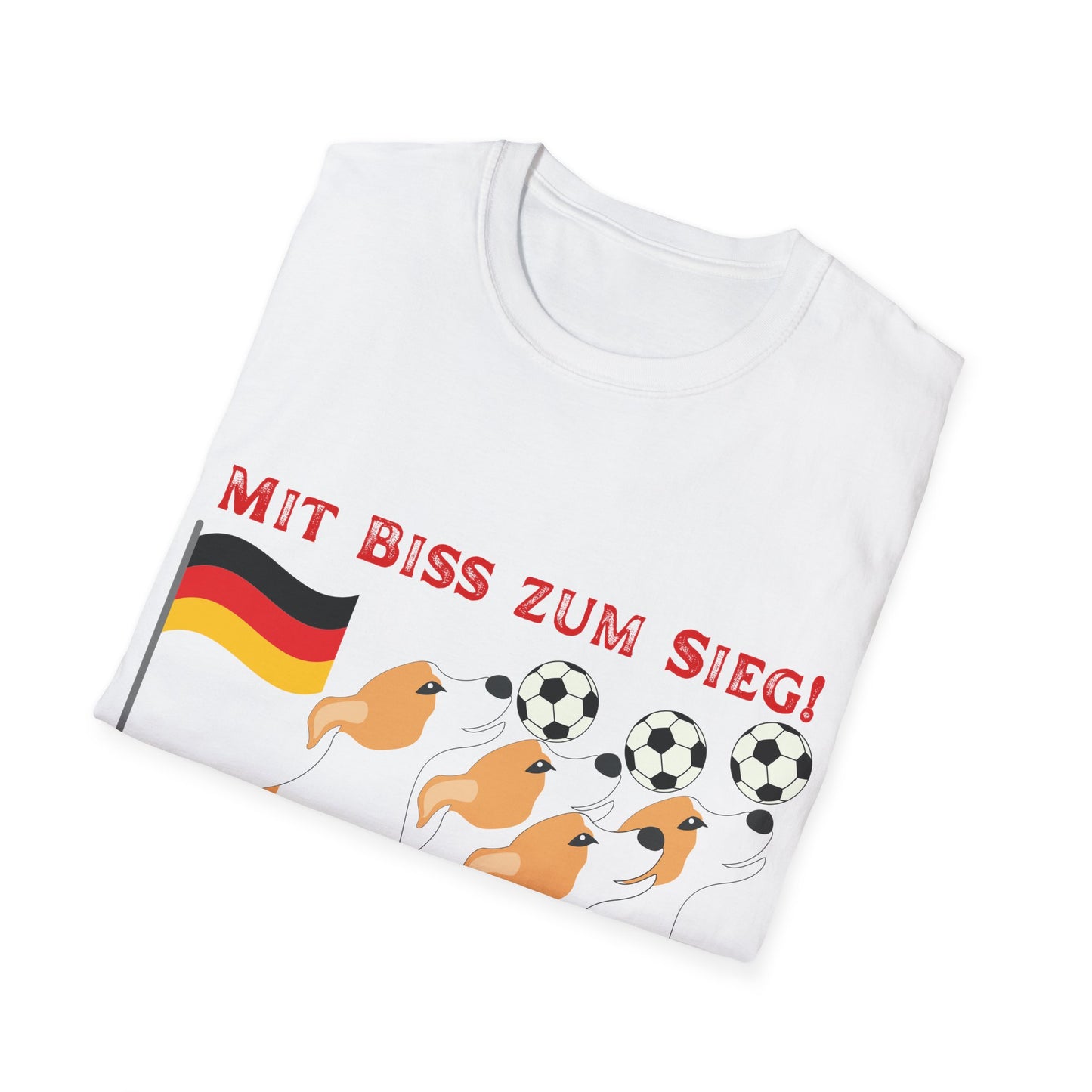 Deutsche Hunde für die Nationalmannschaft mit vielen Toren, Unisex T-Shirt