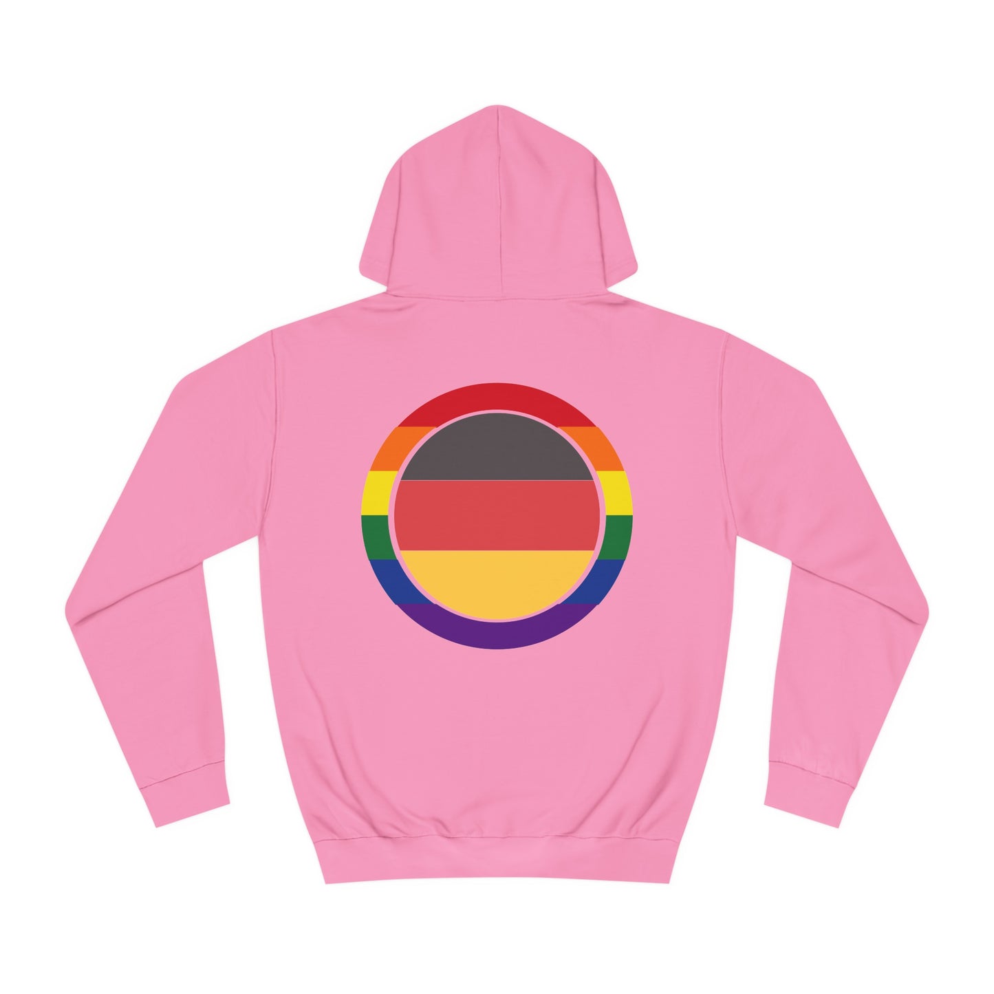 Hochwertige Hoodies - Regenbogen Deutschland - Beide Seiten gedruckt