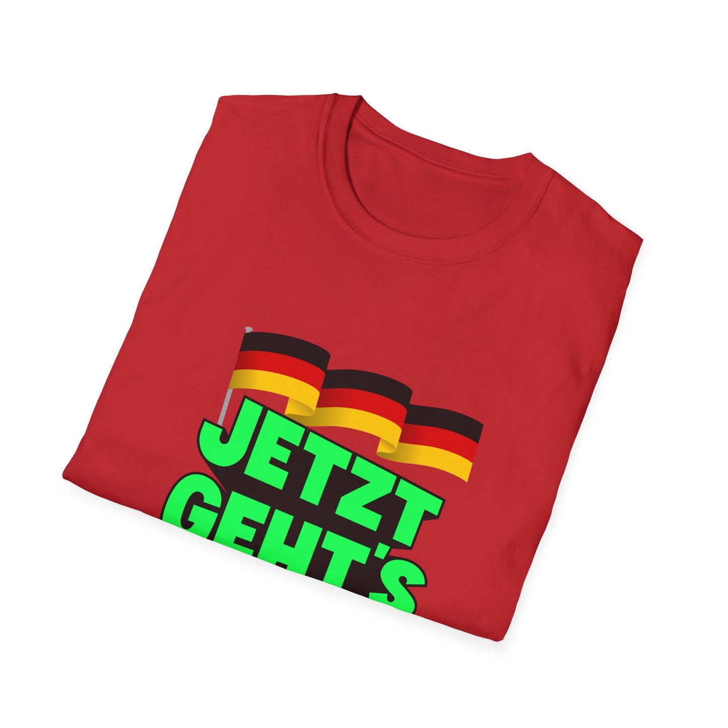 Jetzt geht's los, Fußball - Unisex T-Shirts, Made in Germany Fashion, Best Quality T-Shirts