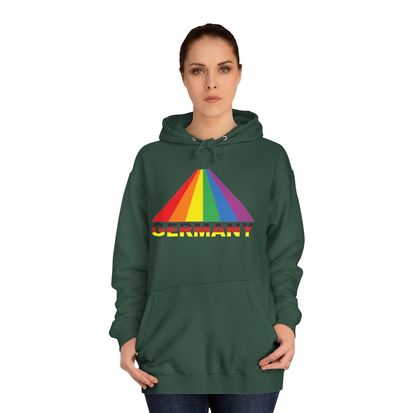 Hochwertige Hoodies - Regenbogen für Deutschland