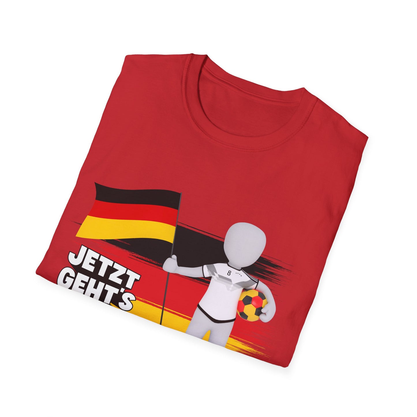 Einzigartige Unisex T-Shirt-Motive für Fußballfans, Echte Fanbekleidung mit deutscher Fußballleidenschaft, Nationalmannschaft-Fantrikot