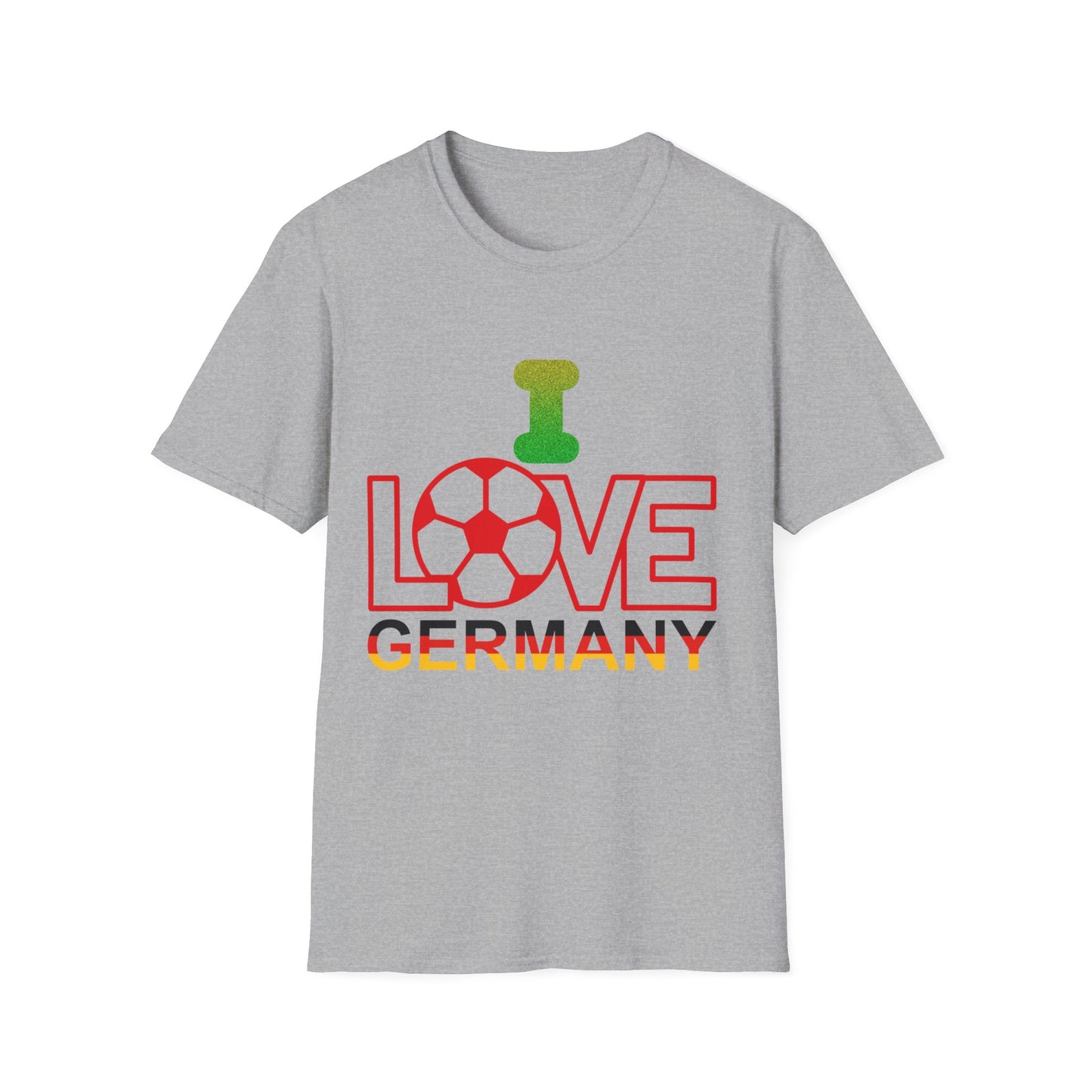 Herzlich Willkommen Unisex T-Shirt, Frieden und Liebe, Liebevolle Gastfreundschaft, Welcome to Germany, I Love Germany, Fußball Deutschland