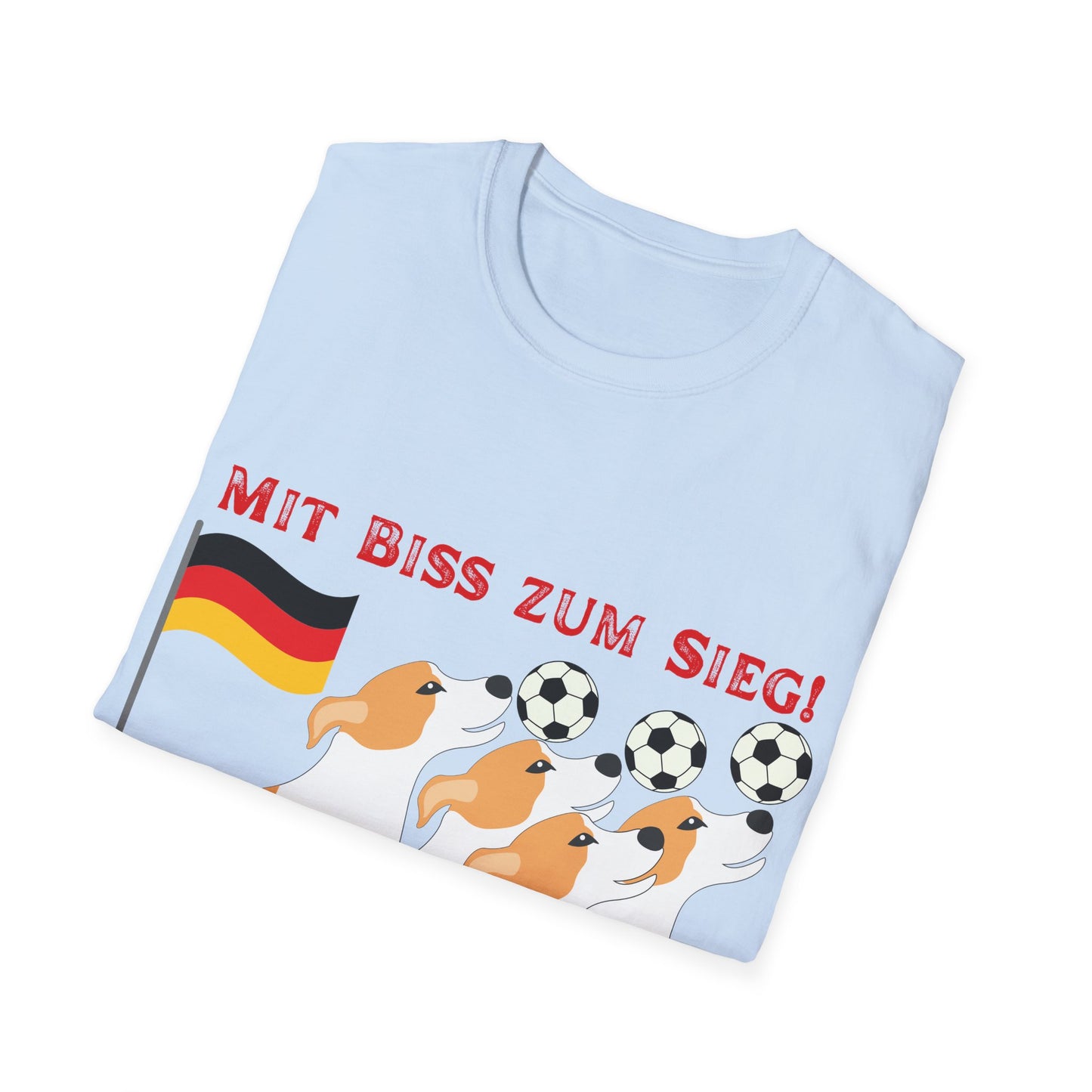 Deutsche Hunde für die Nationalmannschaft mit vielen Toren, Unisex T-Shirt