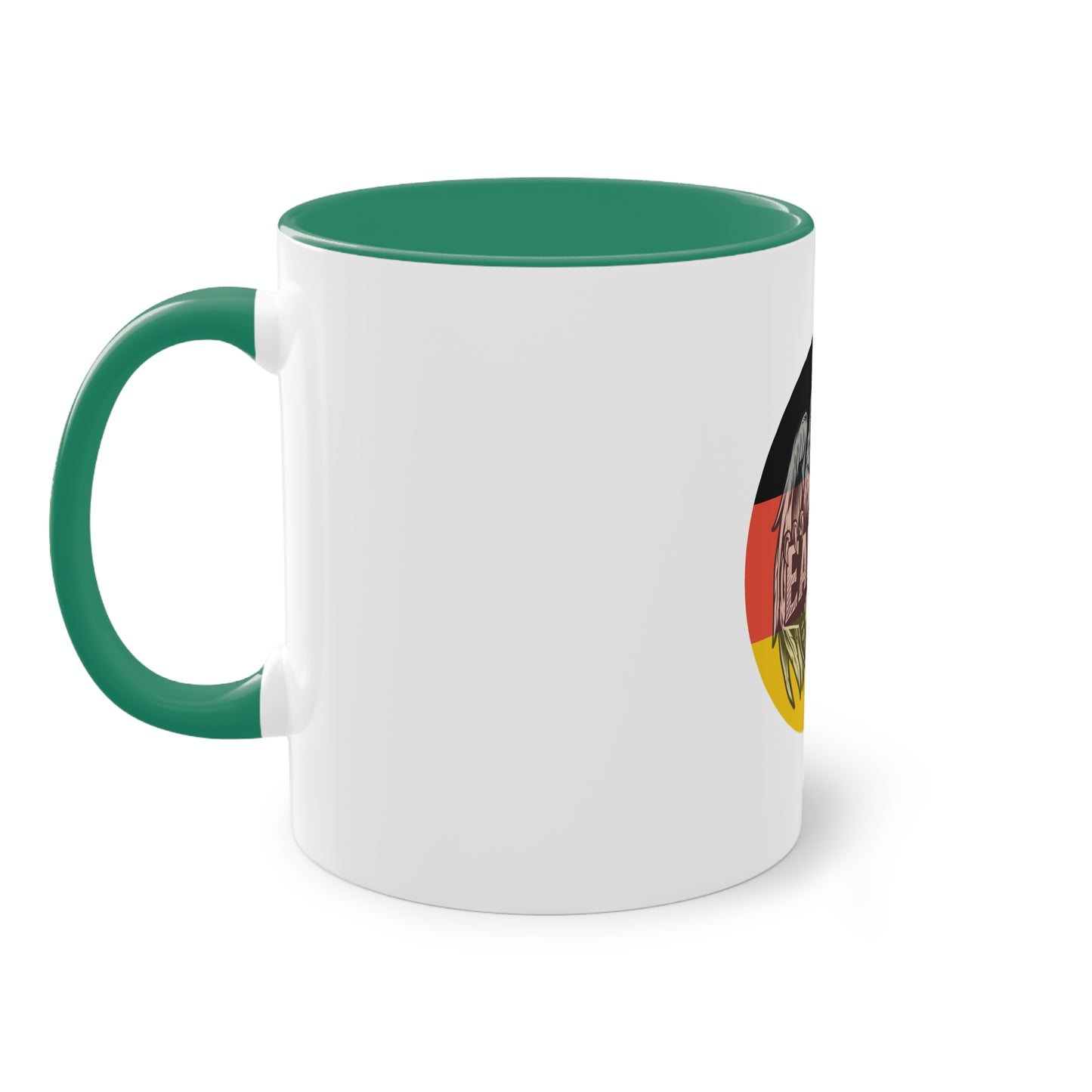 Majestätischer Adler auf Kaffeetassen – Kraft und Eleganz