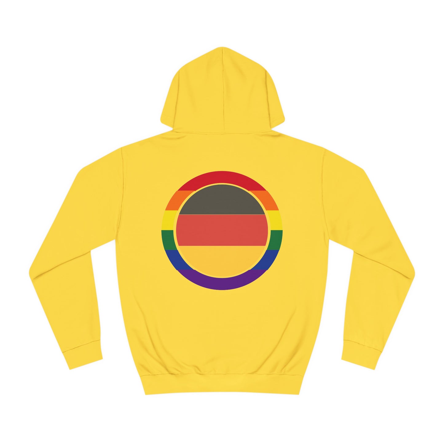 Hochwertige Hoodies - Regenbogen Deutschland - Beide Seiten gedruckt