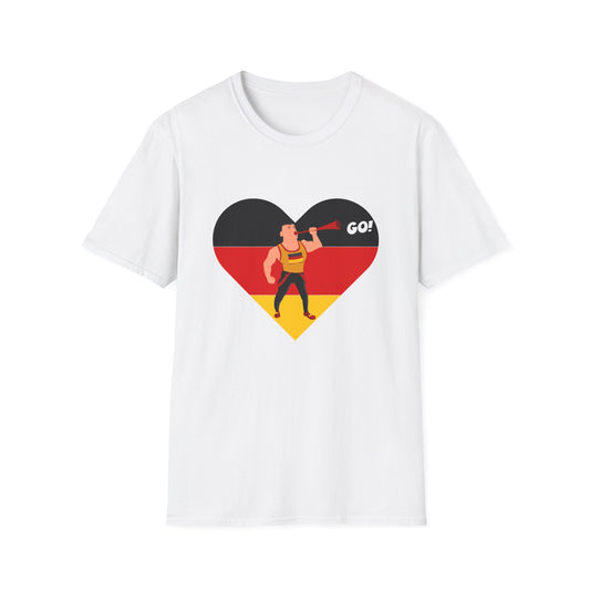 Fußballfan Unisex T-Shirts - Allez Deutschland