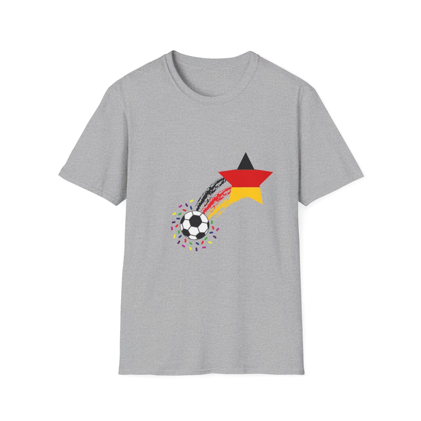 Deutsche Nationalmannschaft Fußballfan T-Shirts, Verschiede Designs, Unisex T-Shirt, Fanmotivtrikot, EM UEFA 2024 Siege, German Soccer Star