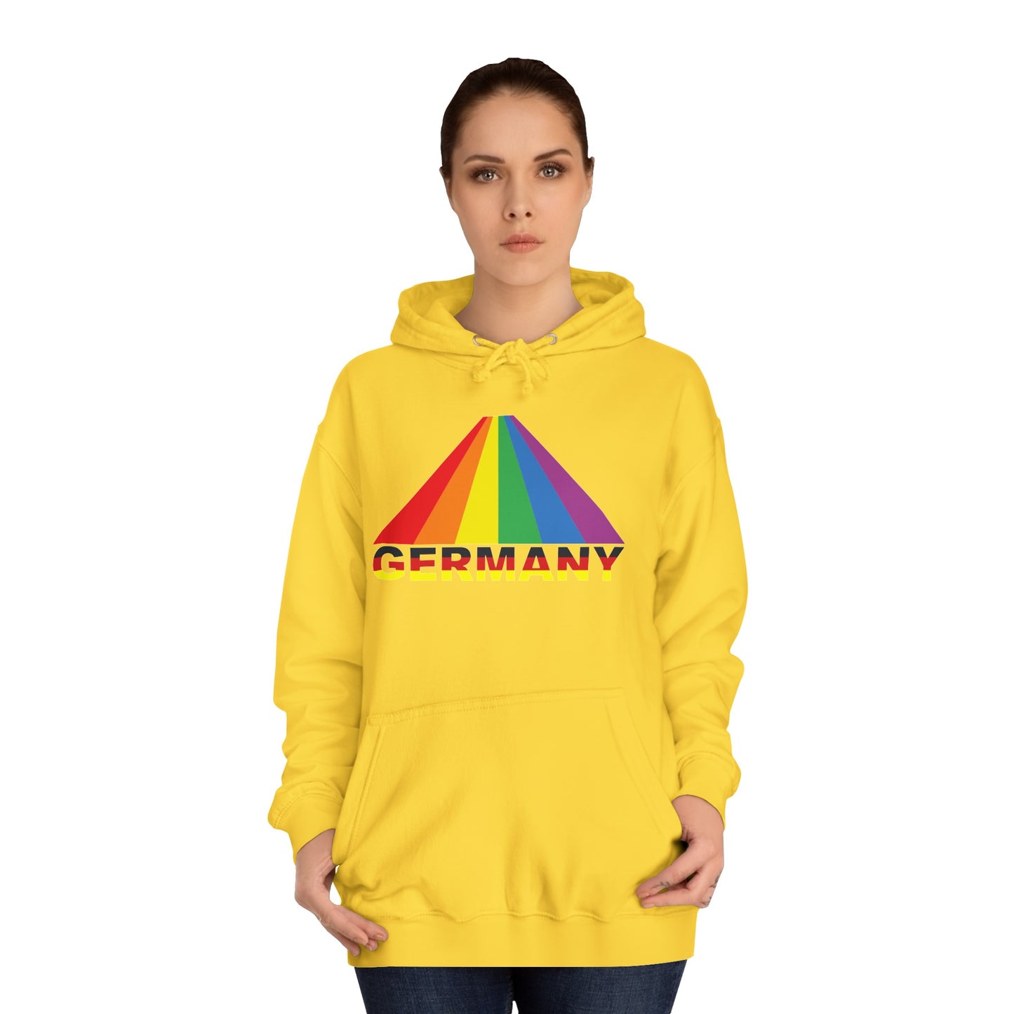 Hochwertige Hoodies - Regenbogen für Deutschland