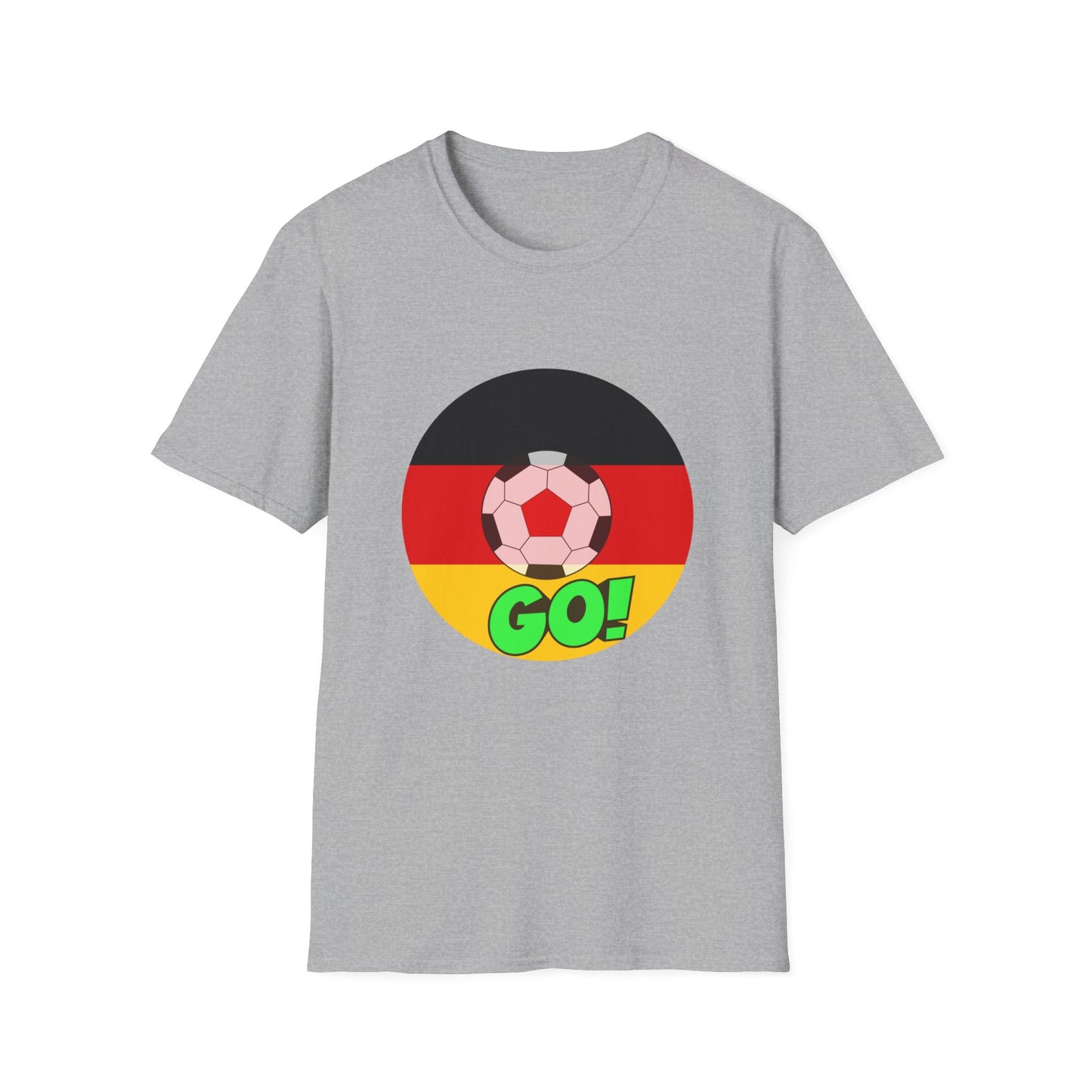 Siege für die deutsche Nationalmannschaft auf Unisex T-Shirts bedruckt - Go Germany!