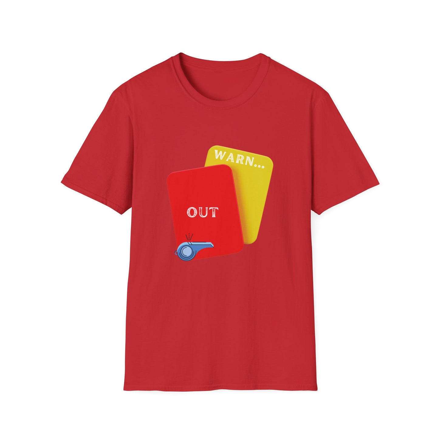 Red card, Yellow card football T-Shirts, Verschiede Designs, Unisex T-Shirt, Fanmotivtrikot, EM UEFA 2024 Siege, German Soccer Team