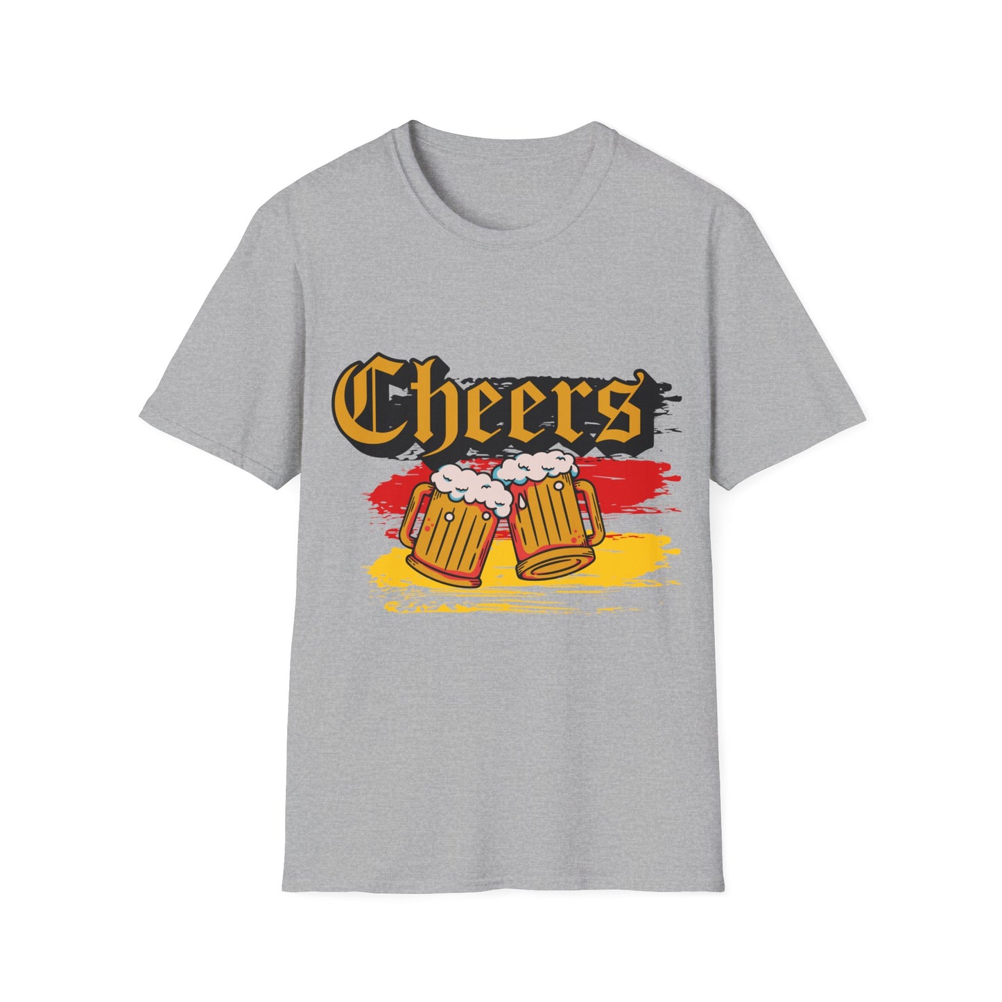 Prost und Cheers aus Deutschland, auf trendigen T-Shirts, German Beer, Made in Germany Fashion, Best Quality T-Shirts, Exzellenz und Stylish