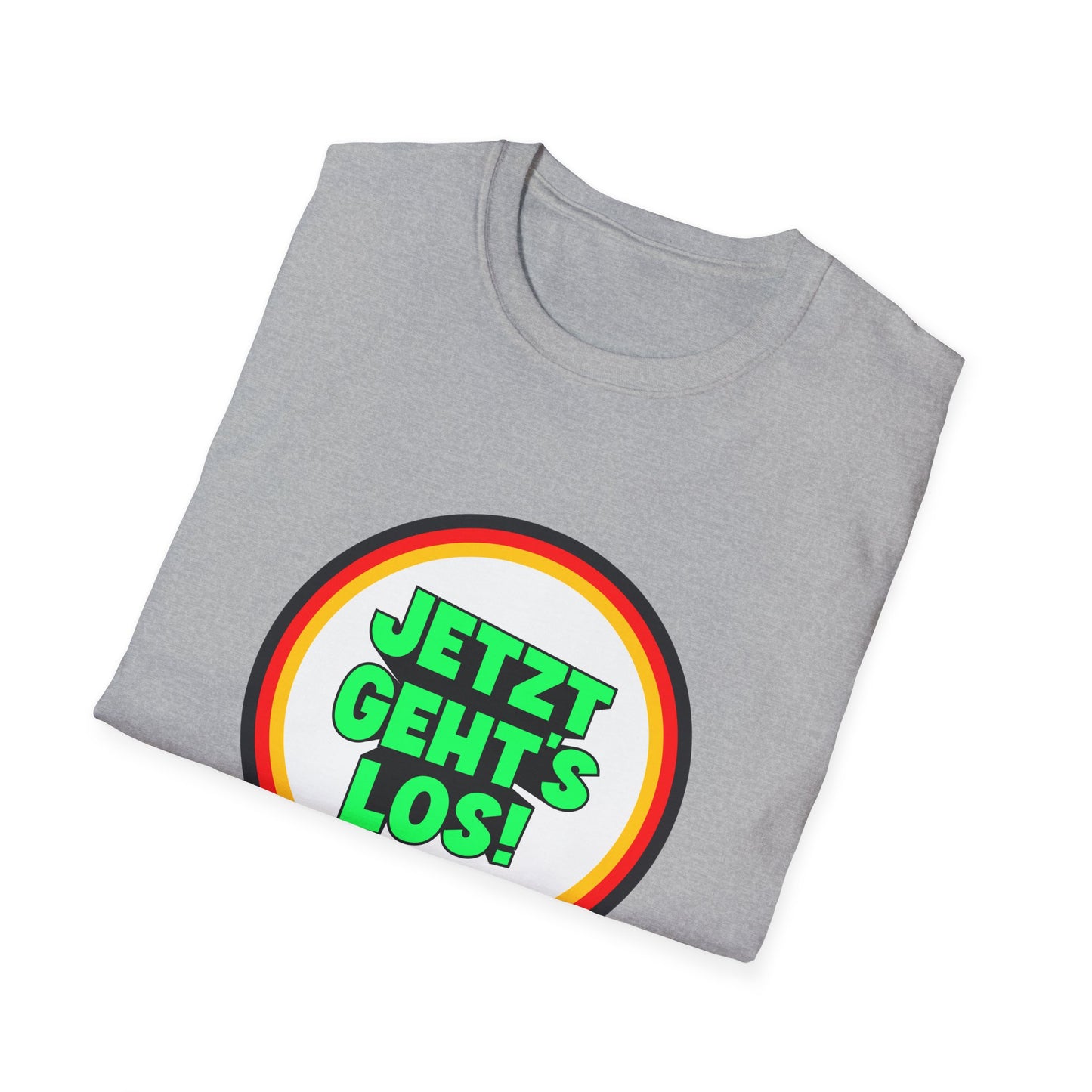 Jetzt geht's los! für die deutsche Nationalmannschaft auf Unisex T-Shirts