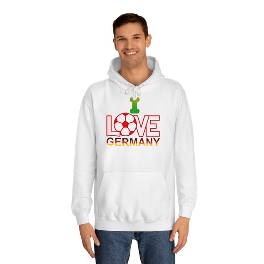 I Love Germany auf Unisex Hoodies