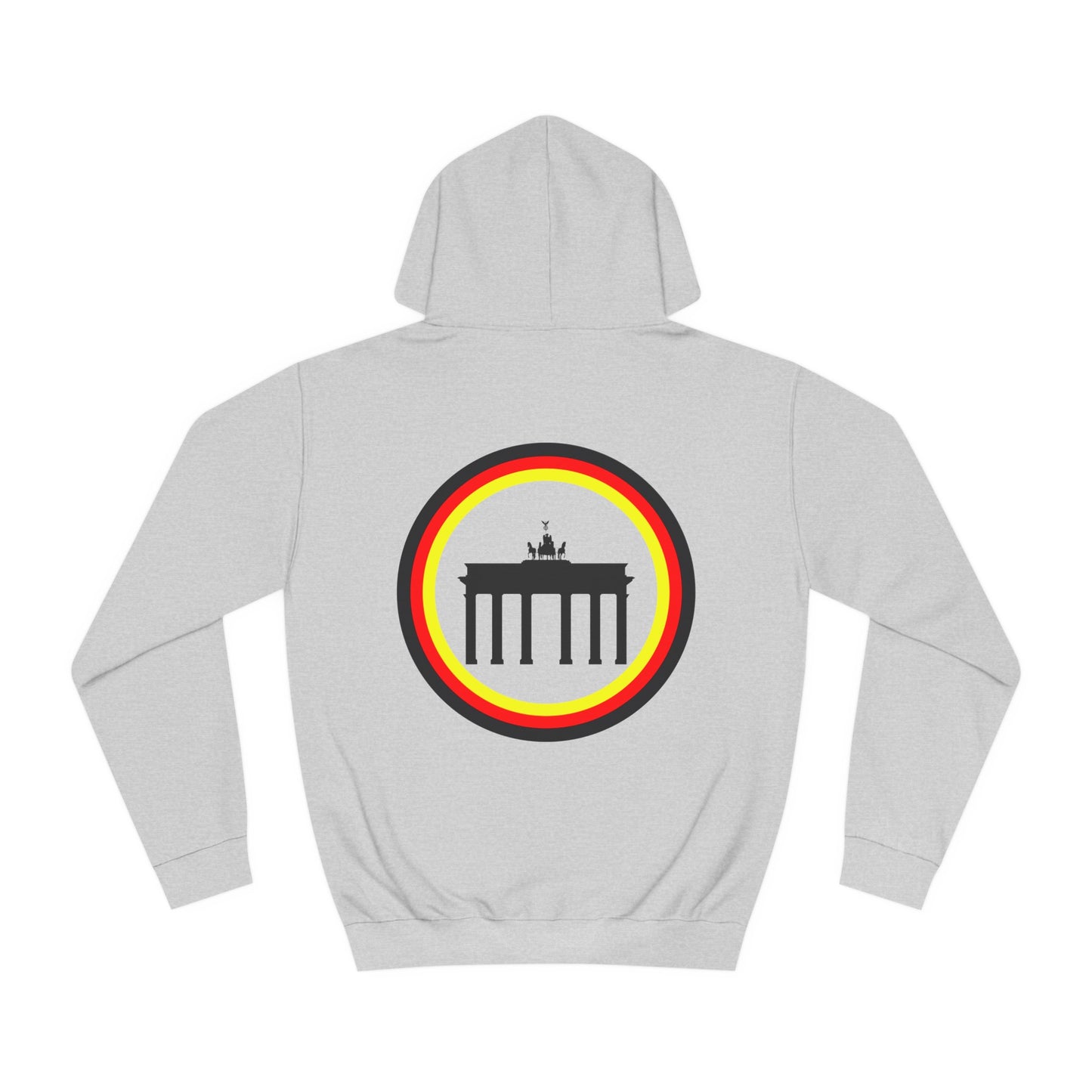 Brandenburger Tor auf Unisex-College-Hoodie, Kapuzenpullover,  beidseitig bedruckt