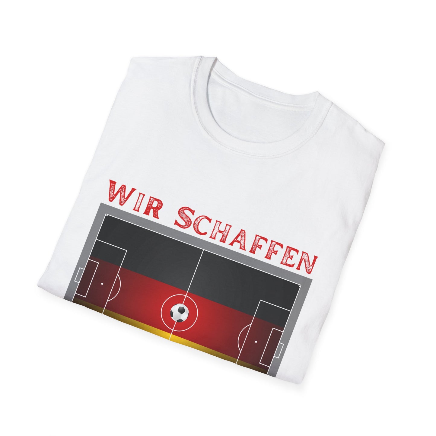 Fußballfan T-Shirts, Fanmotivtrikot, EM 2024 in Deutschland; Wir schaffen das!