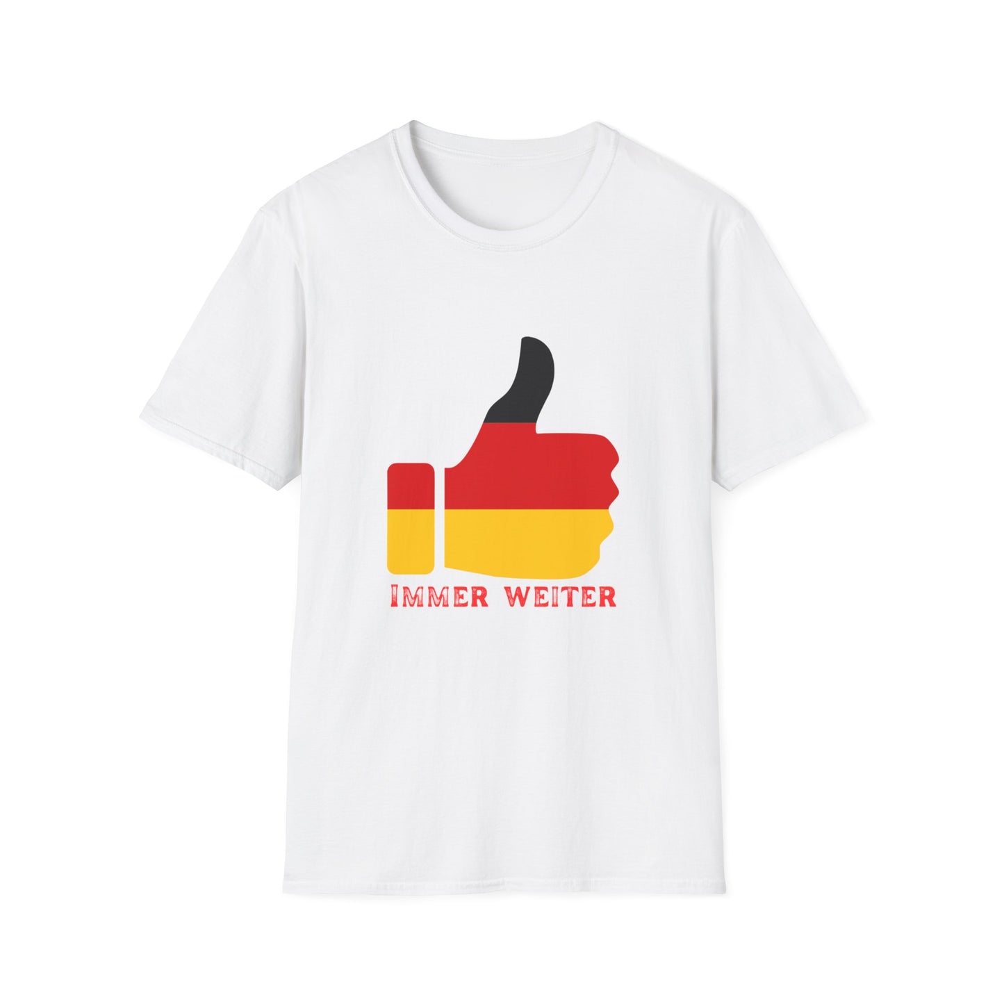 Immer weiter, Unisex Fanmotivtrikot für die Mannschaft, aus bester Qualität