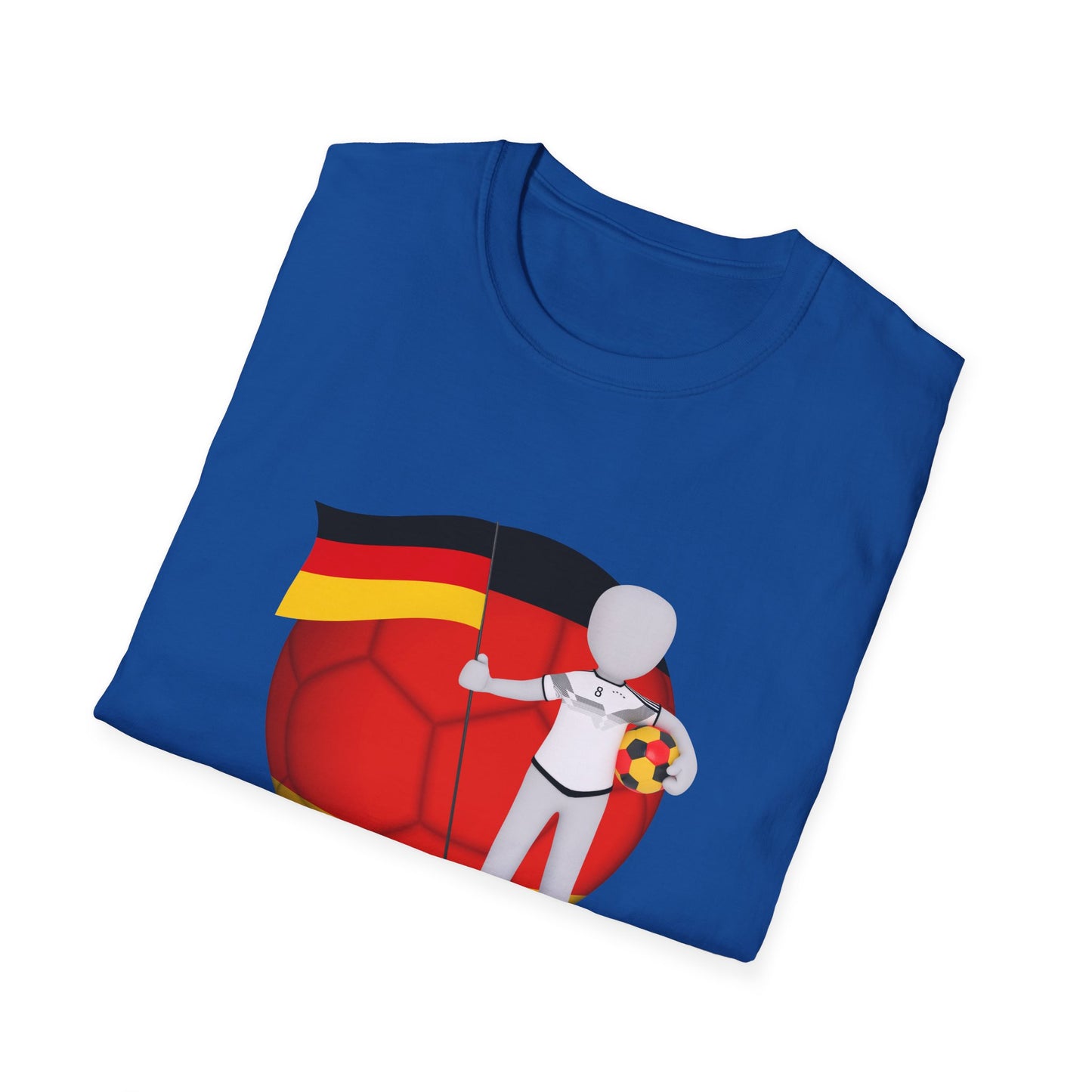 Beste Unisex T-Shirt-Motive für Fußballfans, Echte Fanbekleidung mit deutscher Fußballleidenschaft, Nationalmannschaft-Fantrikot,