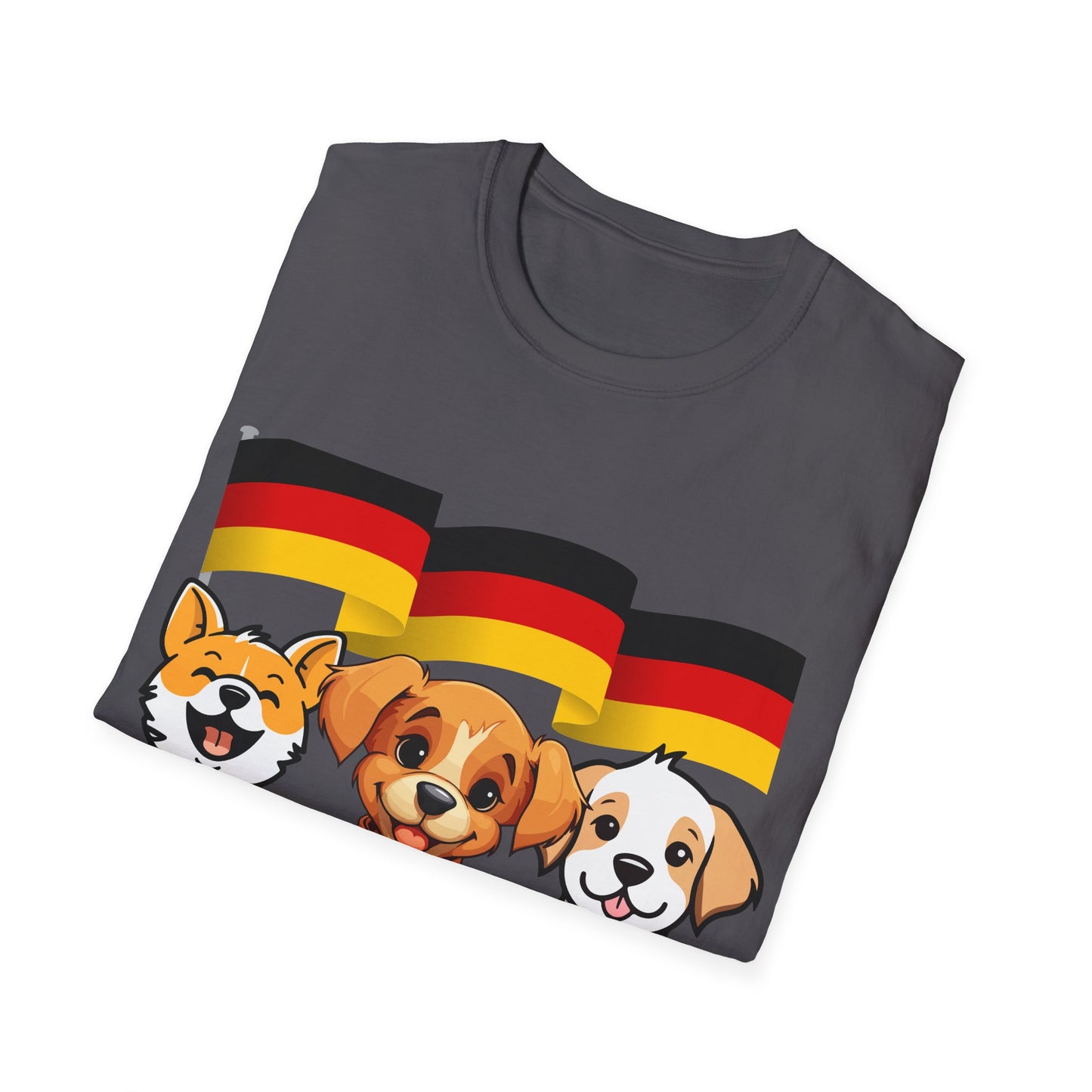 Deutsche Hunde für die Nationalmannschaft, Fußballfan Unisex T-Shirts