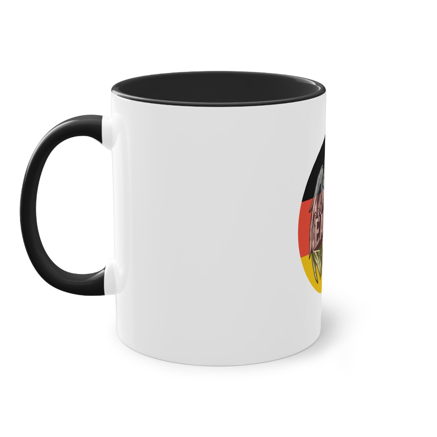 Majestätischer Adler auf Kaffeetassen – Kraft und Eleganz