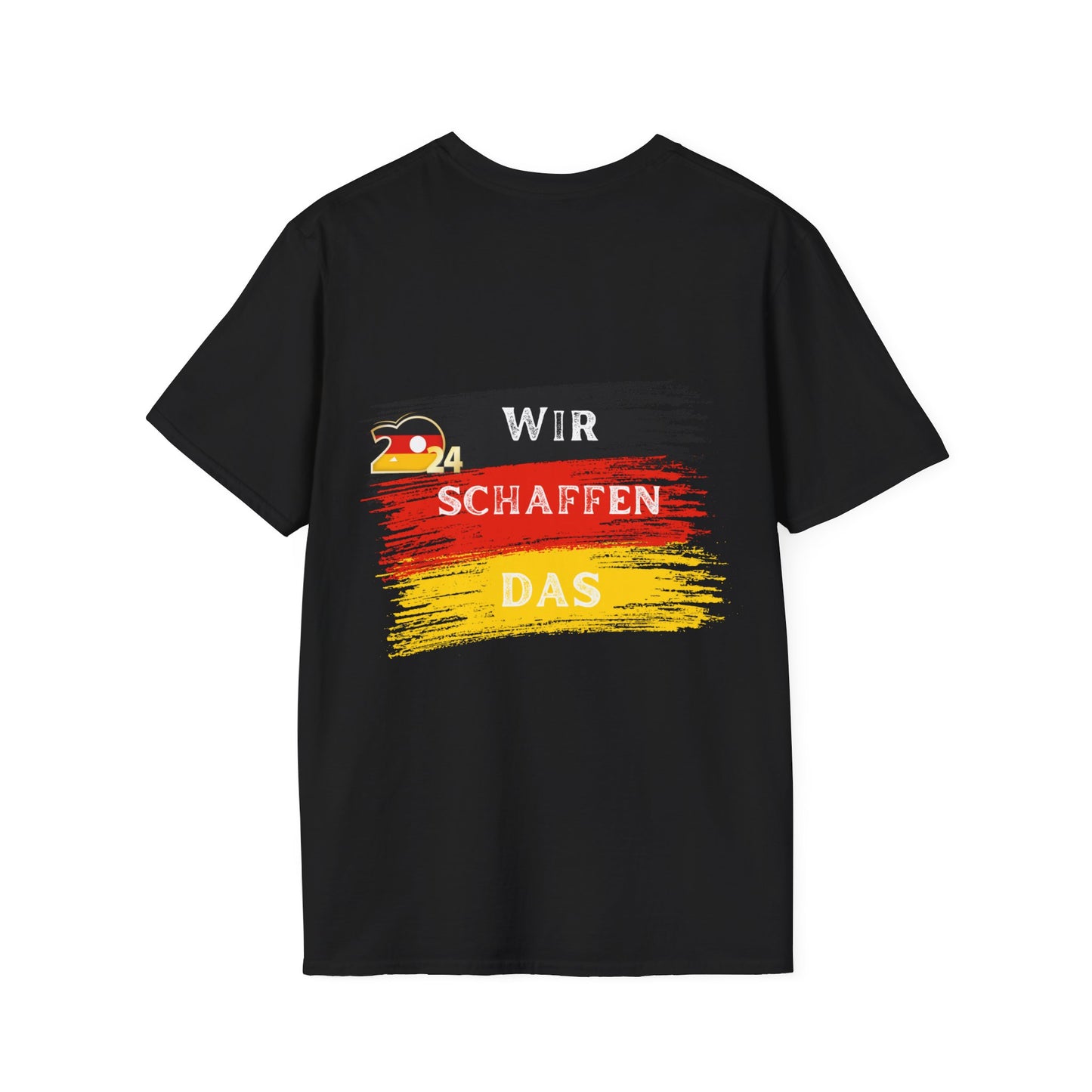 Fußballfan Unisex T-Shirt für alle fans, EM Deutschland 2024, Wir schaffen das!