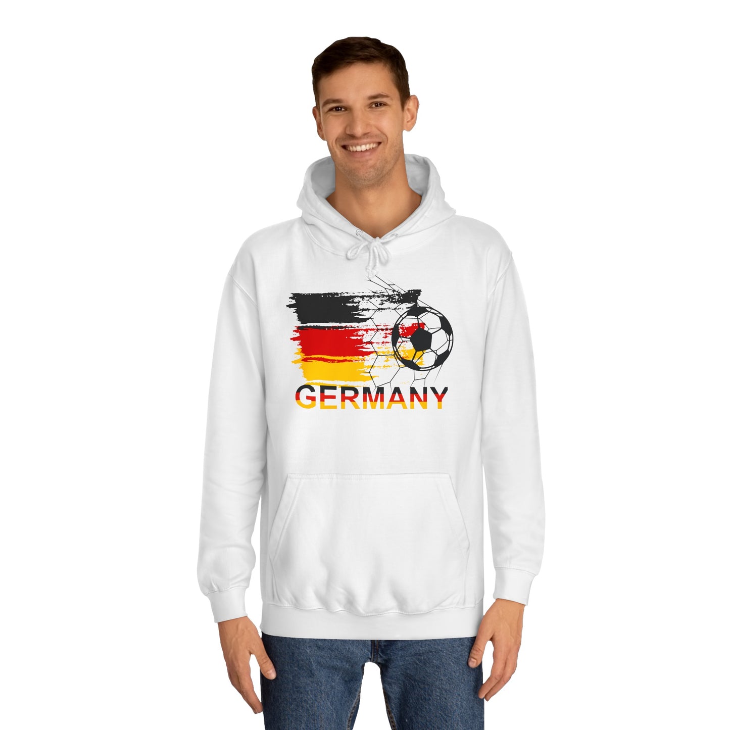 Deutsche Fußball Mannschaft Fan Unisex Hoodies - Beide Seiten gedruckt