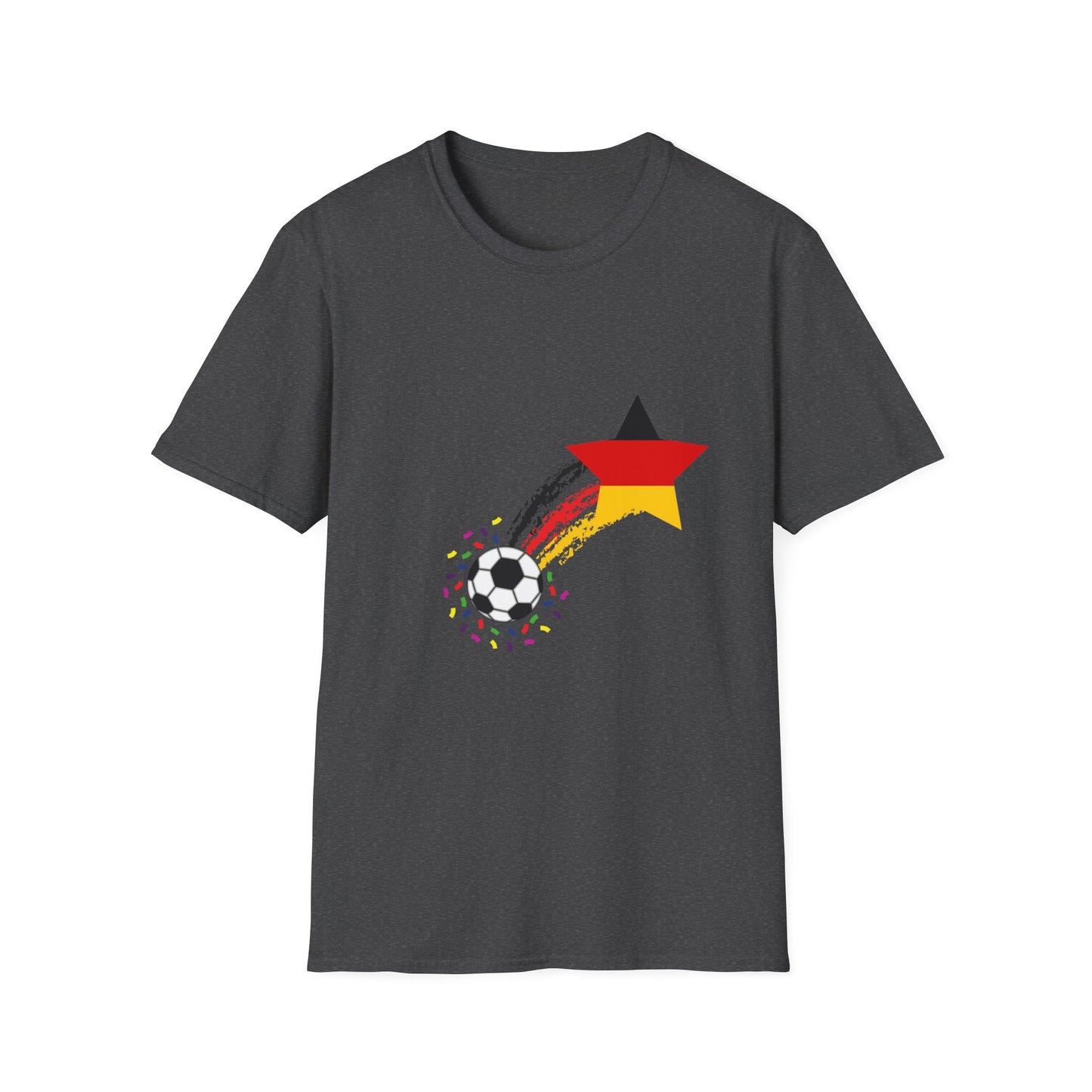 Deutsche Nationalmannschaft Fußballfan T-Shirts, Verschiede Designs, Unisex T-Shirt, Fanmotivtrikot, EM UEFA 2024 Siege, German Soccer Star