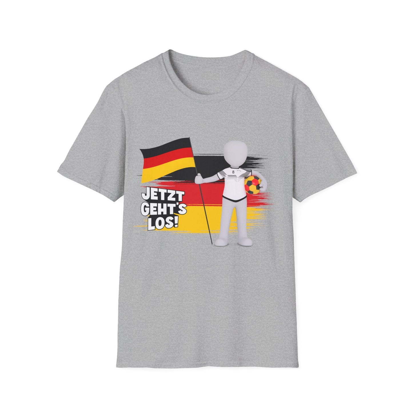 Einzigartige Unisex T-Shirt-Motive für Fußballfans, Echte Fanbekleidung mit deutscher Fußballleidenschaft, Nationalmannschaft-Fantrikot