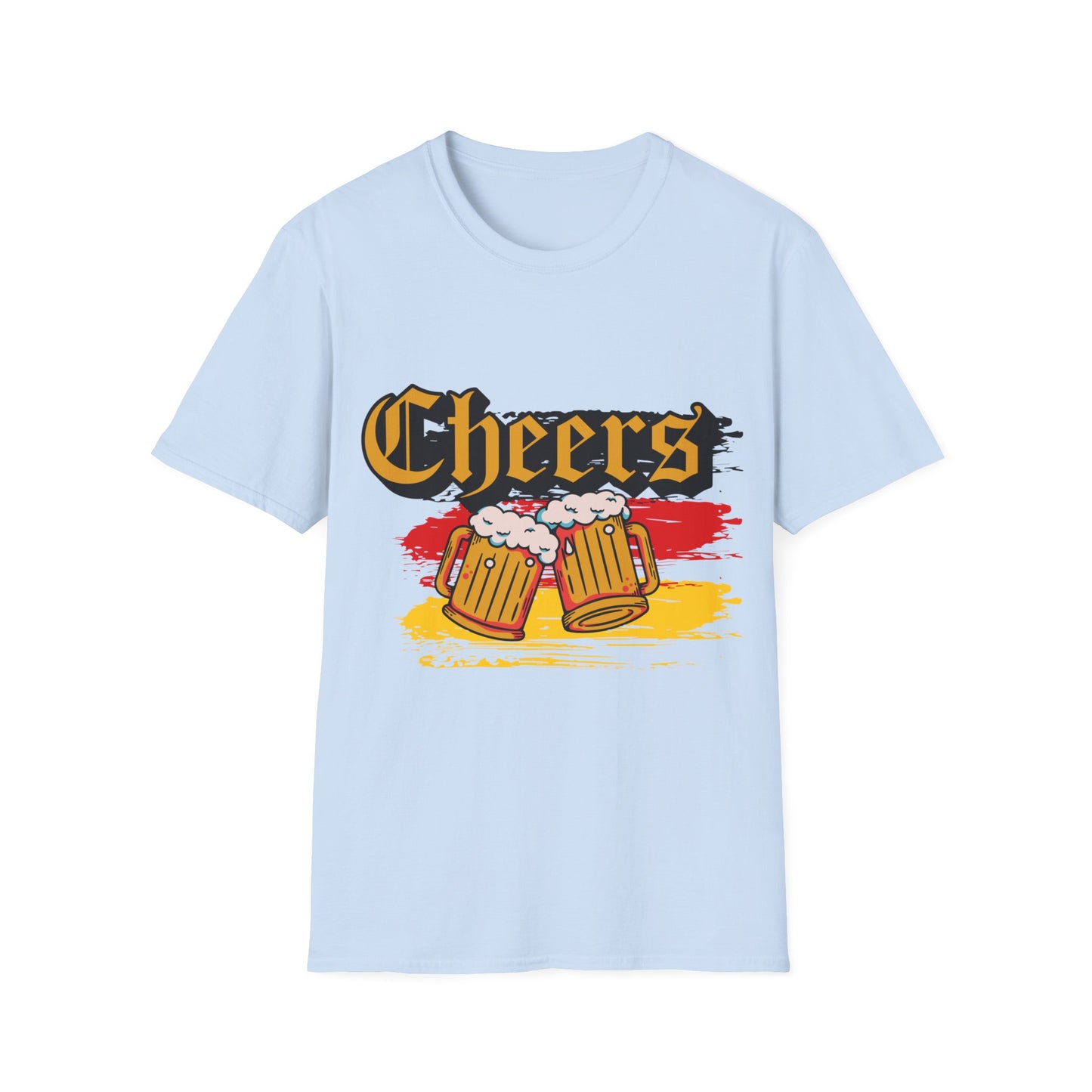 Prost und Cheers aus Deutschland, auf trendigen T-Shirts, German Beer, Made in Germany Fashion, Best Quality T-Shirts, Exzellenz und Stylish