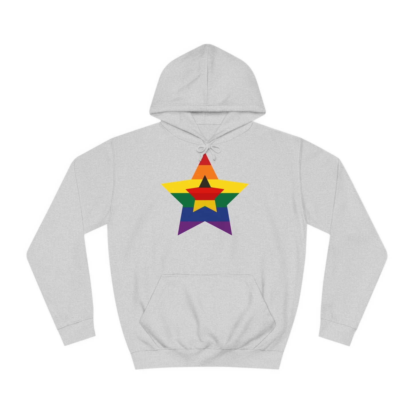 Hochwertige Hoodies - Regenbogen Deutschland - Beide Seiten gedruckt