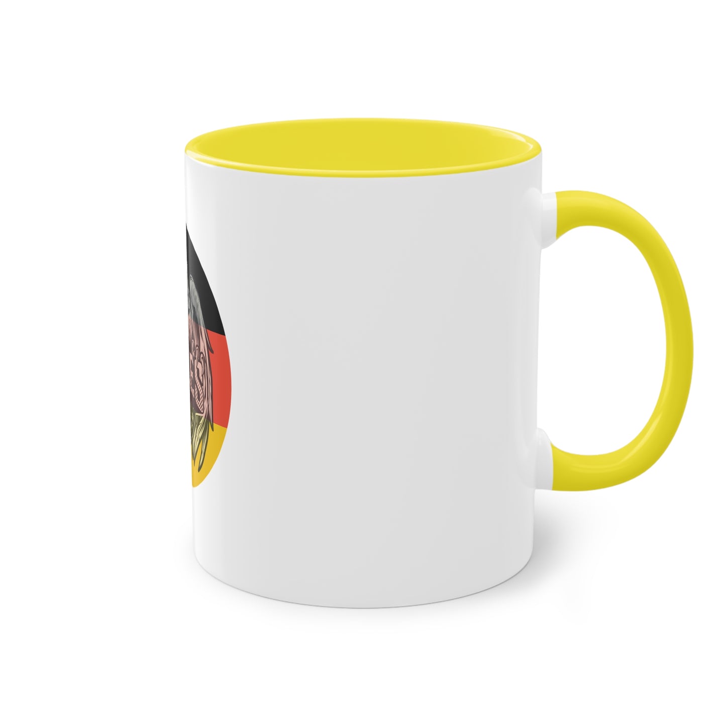 Majestätischer Adler auf Kaffeetassen – Kraft und Eleganz