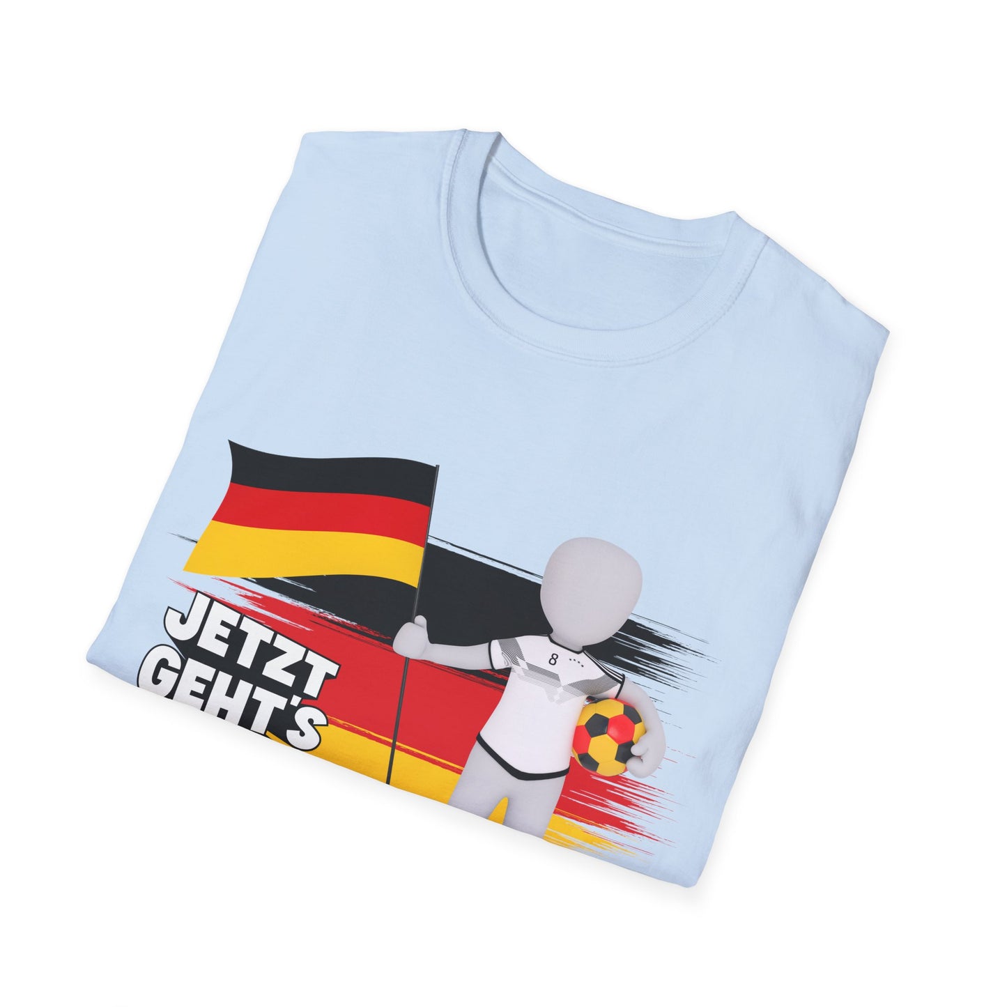 Einzigartige Unisex T-Shirt-Motive für Fußballfans, Echte Fanbekleidung mit deutscher Fußballleidenschaft, Nationalmannschaft-Fantrikot