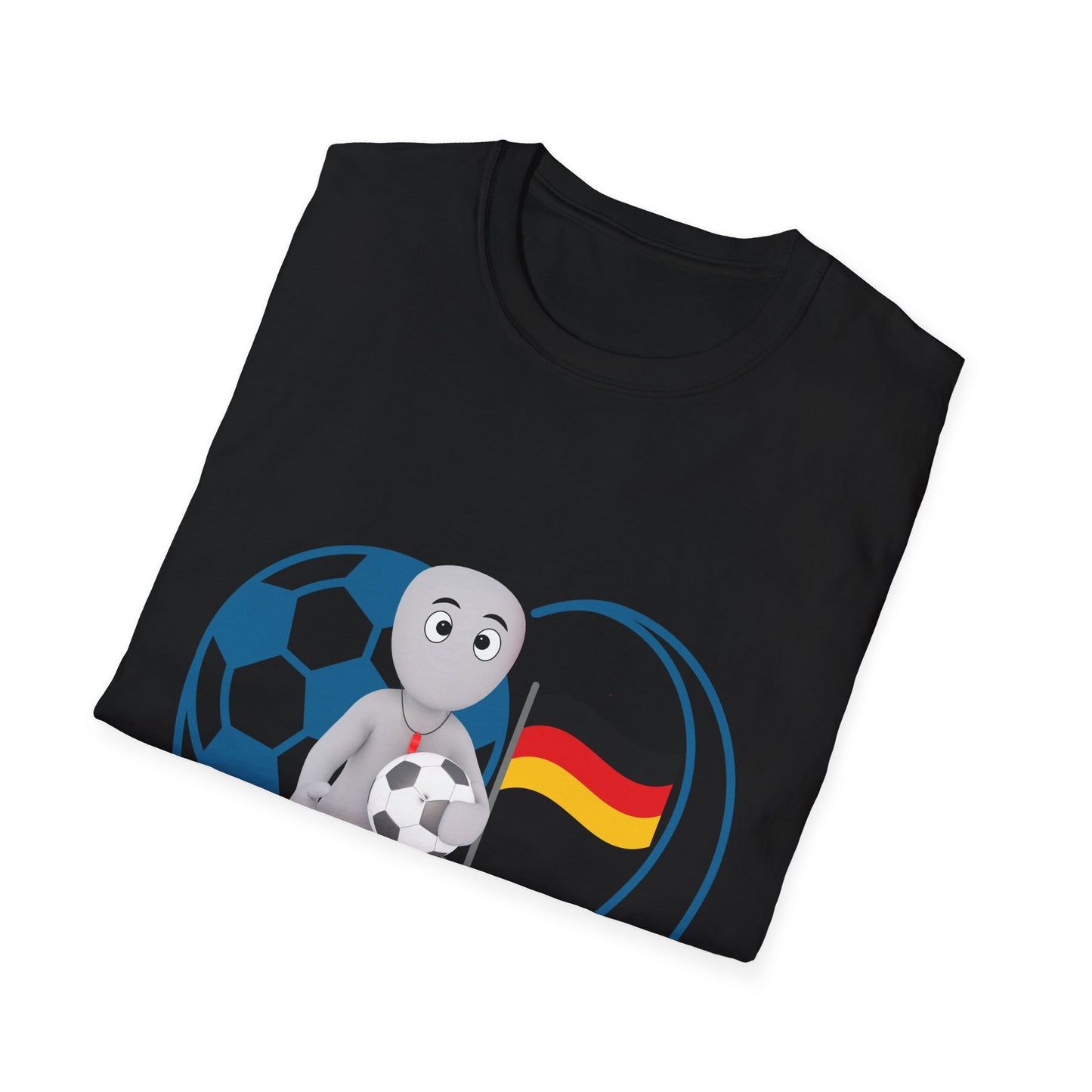 Einzigartige Unisex T-Shirt-Motive für Fußballfans, Echte Fanbekleidung mit deutscher Fußballleidenschaft