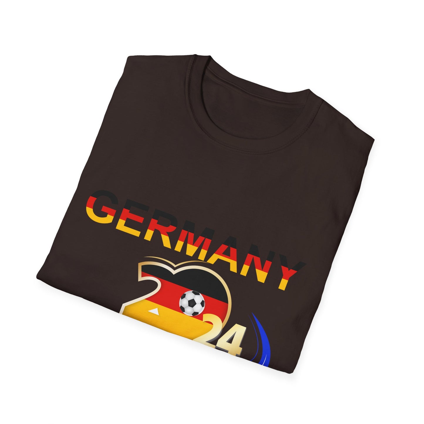 UEFA, EM 2024 in Deutschland - Unisex T-Shirt mit Verschieden Motiven für echte Fußballfans -Go Team German!